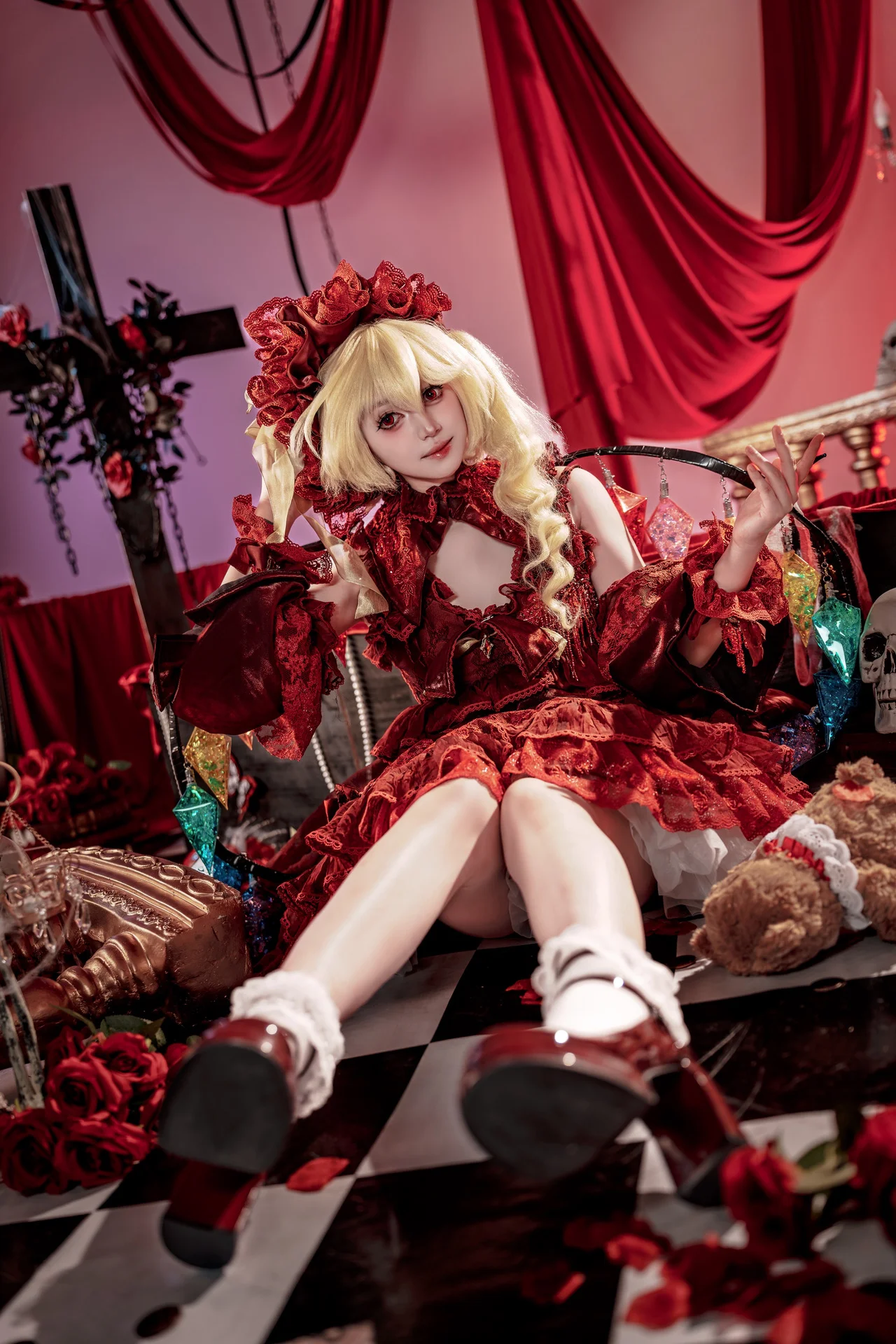 【芙兰朵露cos】东方Project的恶魔之妹，红魔馆的神秘少女 - 第 4 张