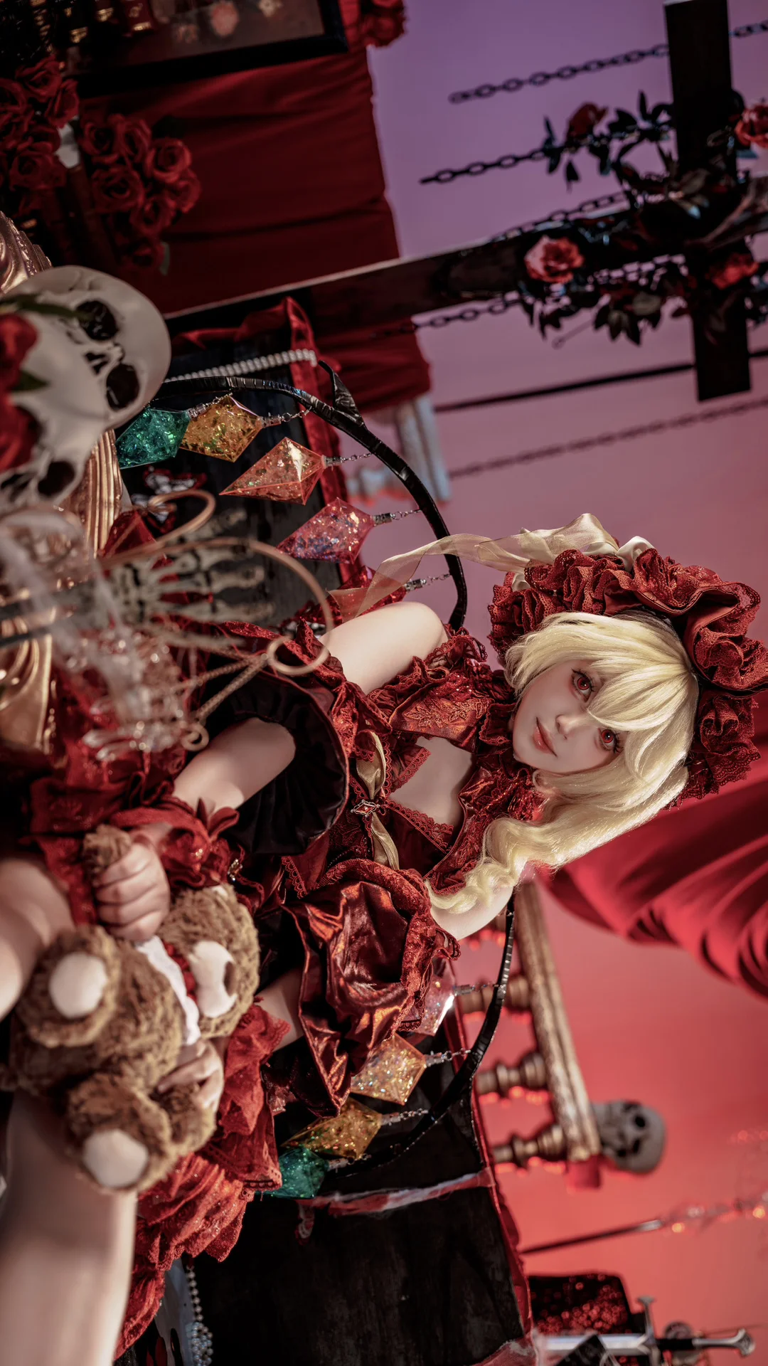 【芙兰朵露cos】东方Project的恶魔之妹，红魔馆的神秘少女 - 第 7 张