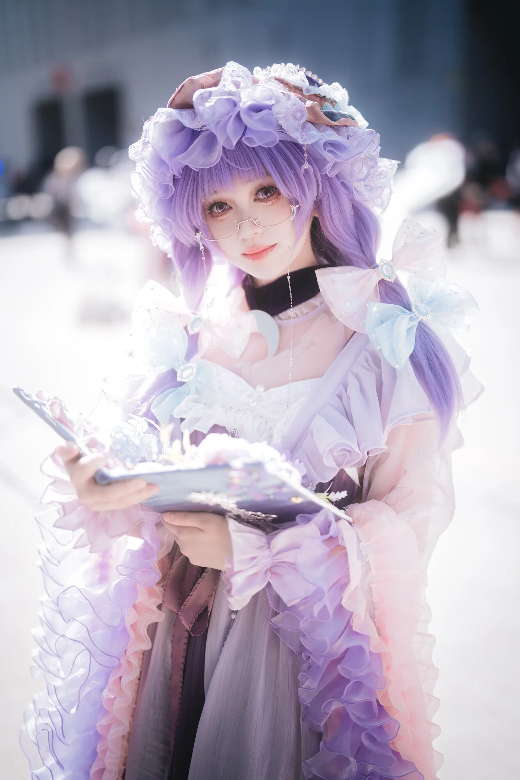 【帕秋莉cos】东方project里的神秘图书馆少女
