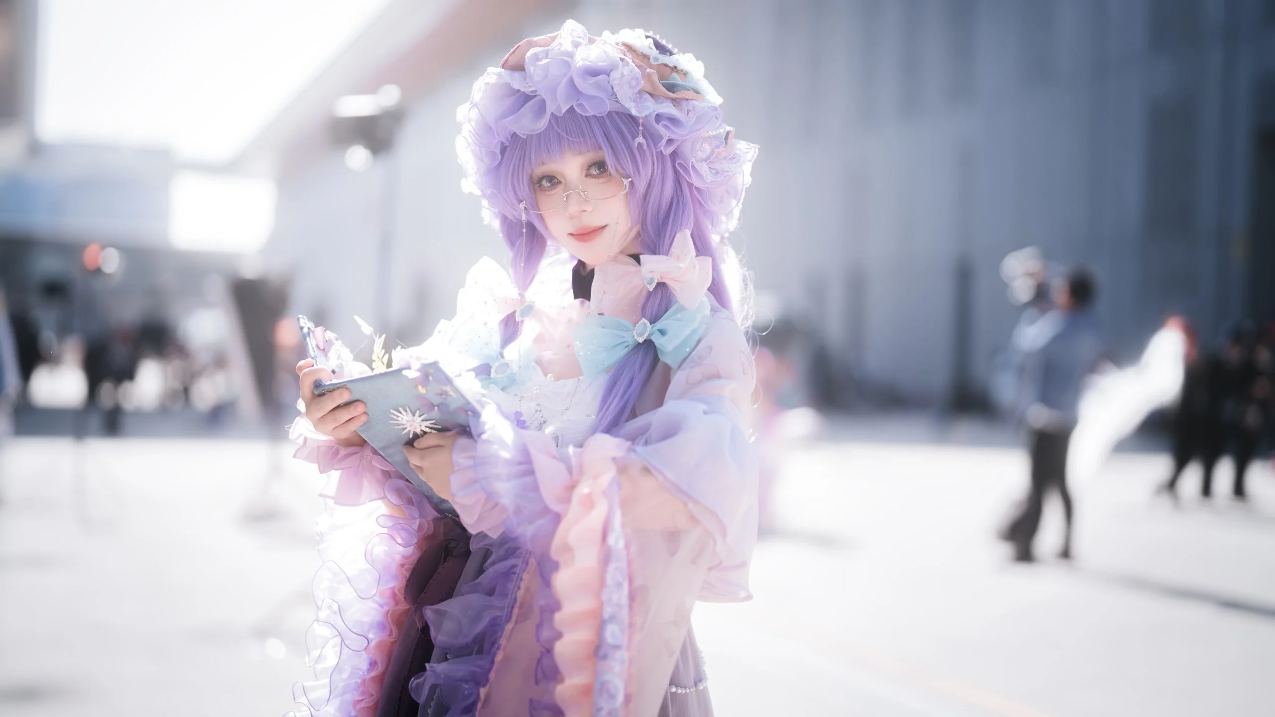 【帕秋莉cos】东方project里的神秘图书馆少女 - 第 2 张