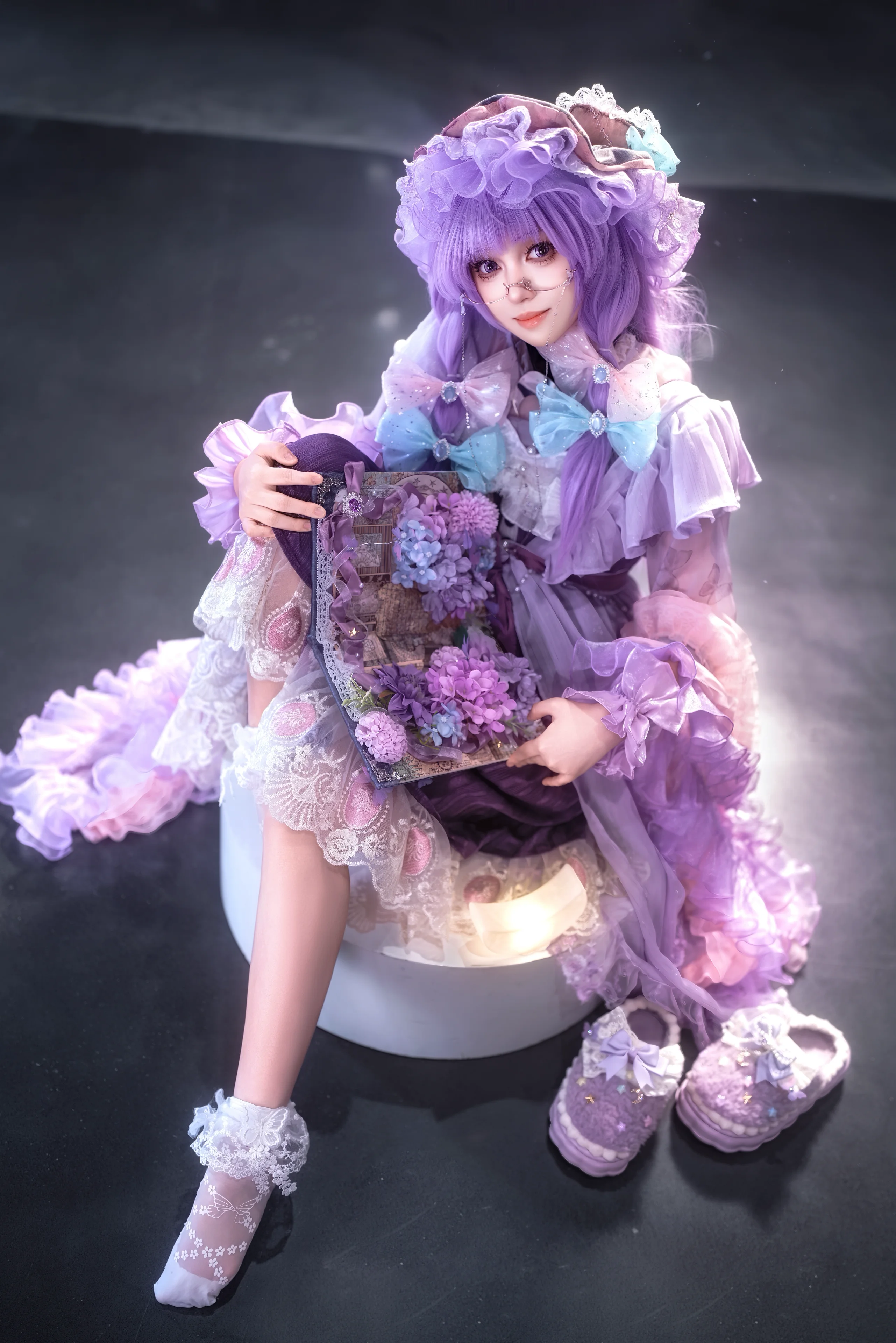 【帕秋莉cos】东方project里的神秘图书馆少女 - 第 3 张