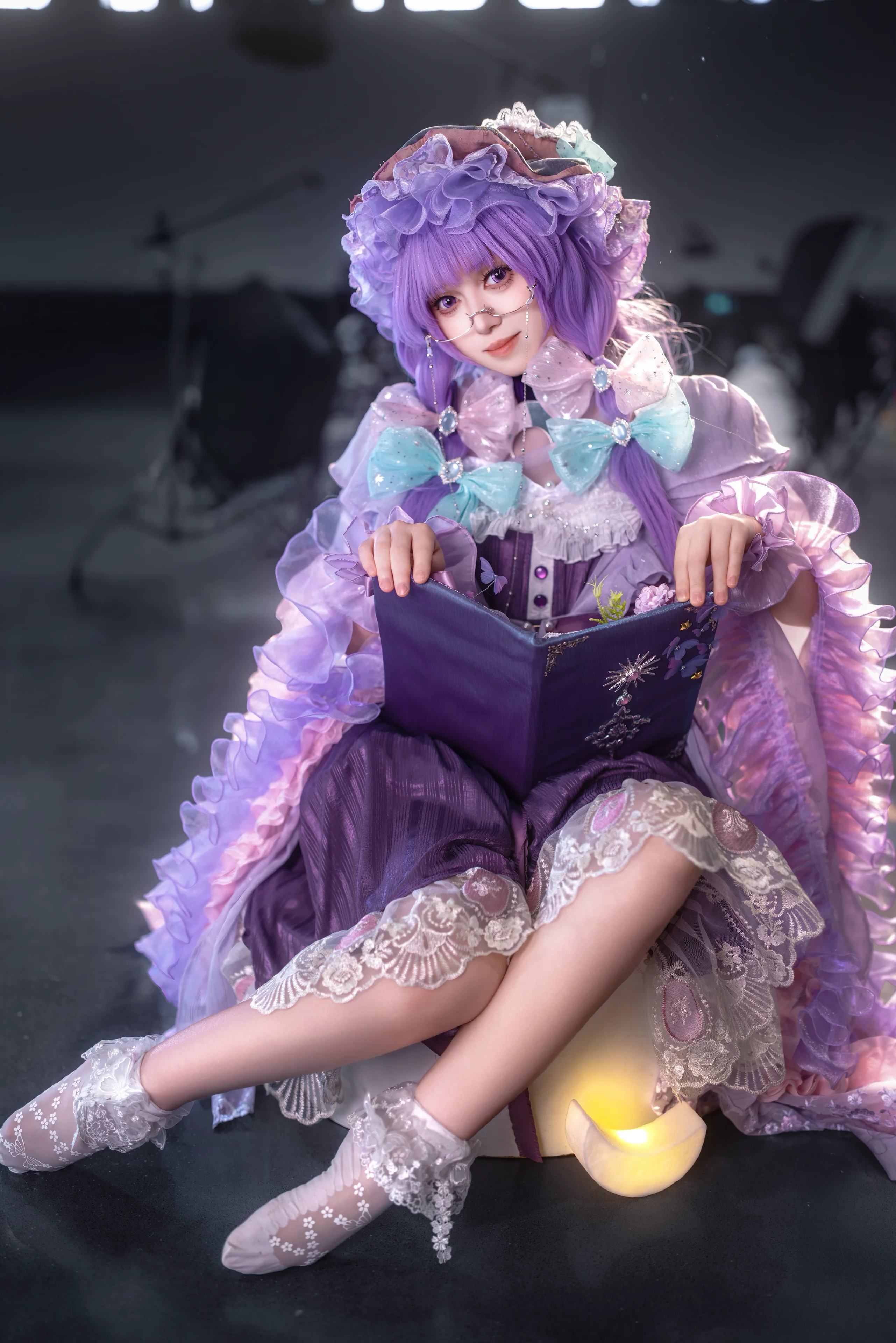 【帕秋莉cos】东方project里的神秘图书馆少女 - 第 4 张