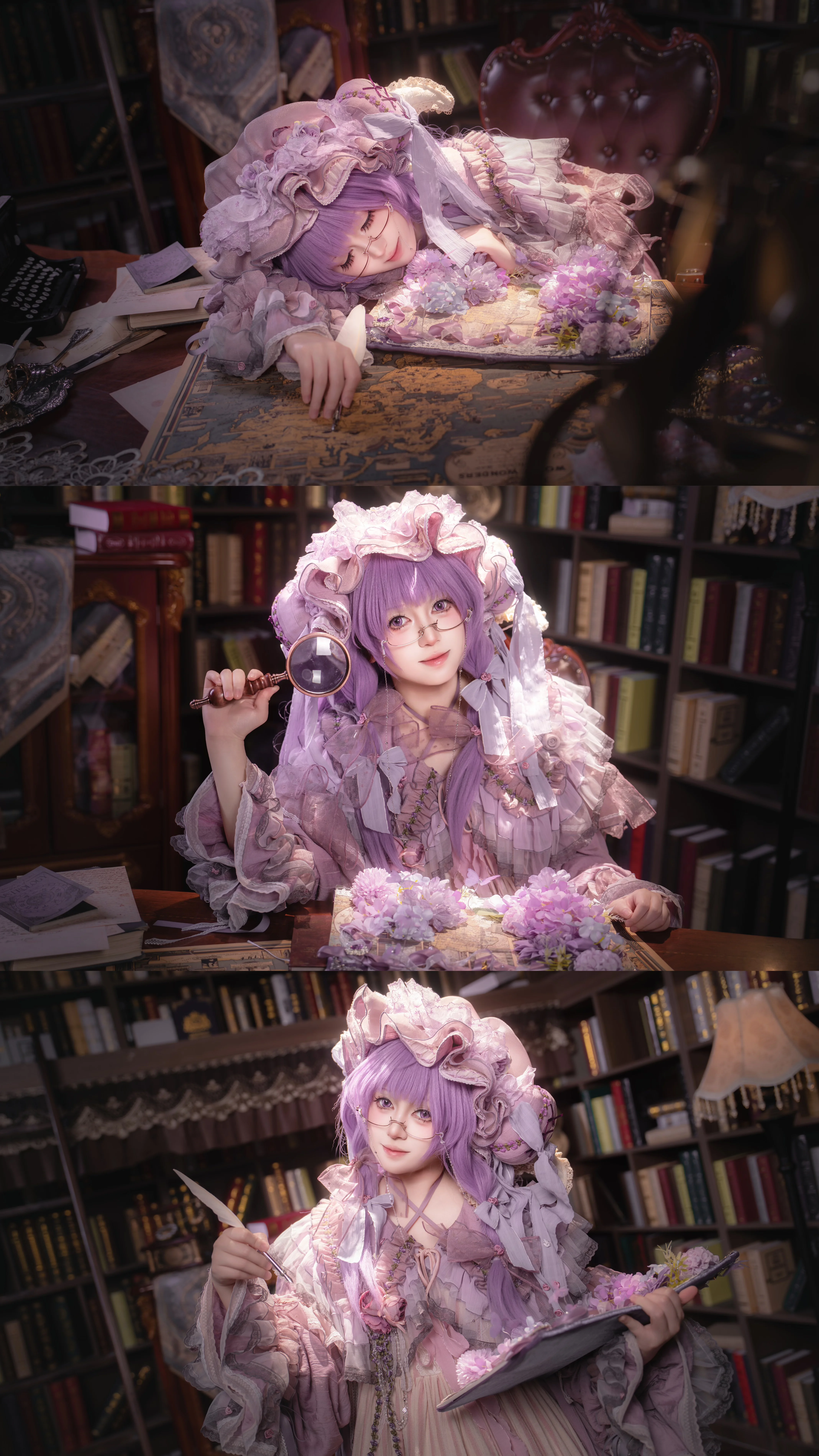 【帕秋莉cos】不動的大圖書館靜閱時光 - 第 2 張