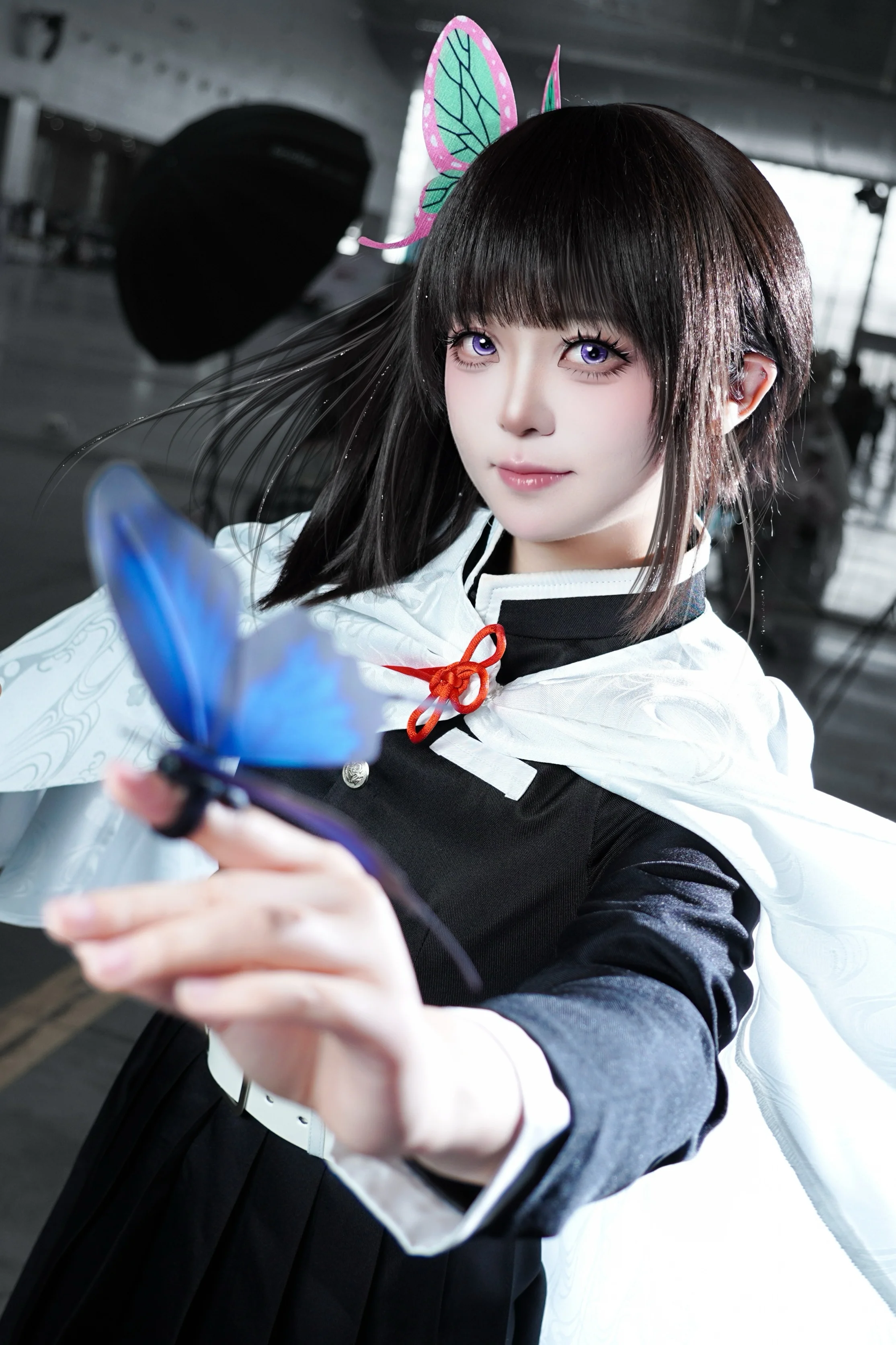 【香奈乎cos】鬼灭之刃中的蝴蝶少女，春日里的二次元定格 - 第 1 张