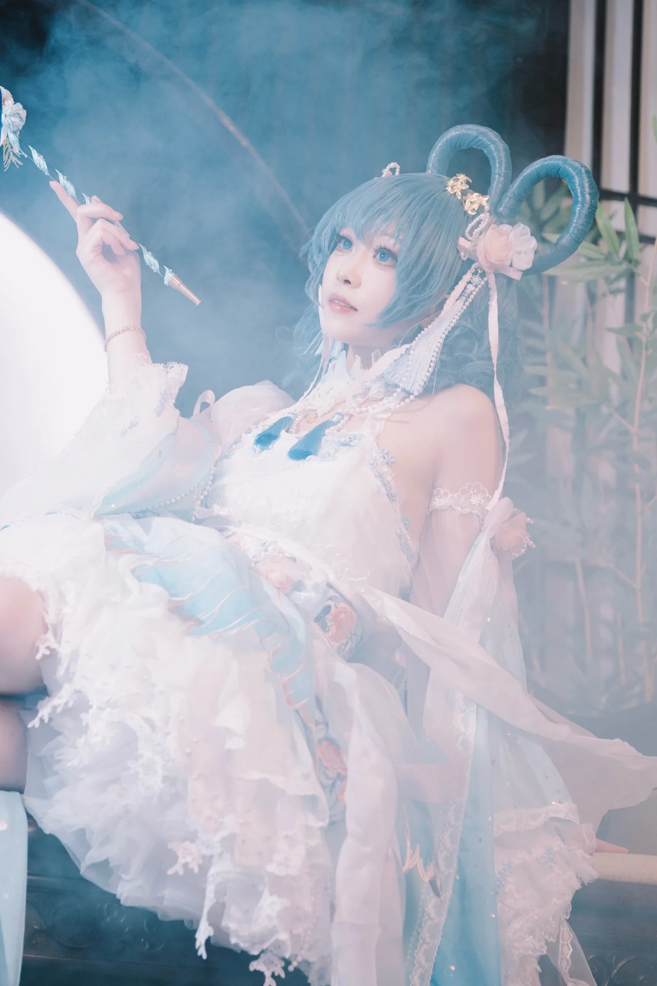 【霍青娥cos】东方project，于烟雾缭绕中还原仙灵之美 - 第3张