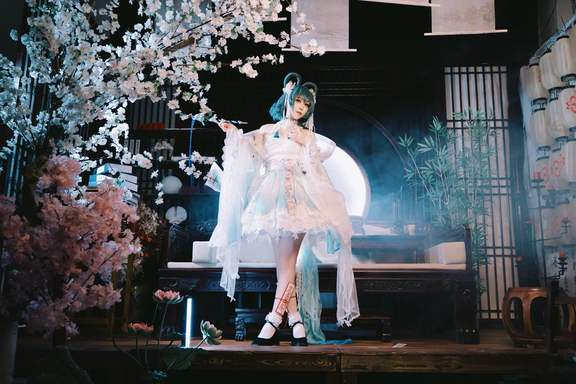 【霍青娥cos】东方project，于烟雾缭绕中还原仙灵之美 - 第6张