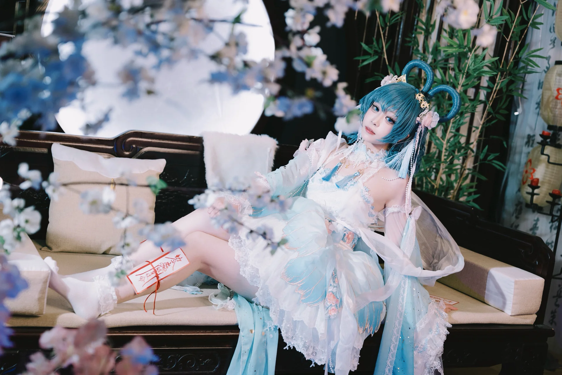 【霍青娥cos】东方project，于烟雾缭绕中还原仙灵之美 - 第7张