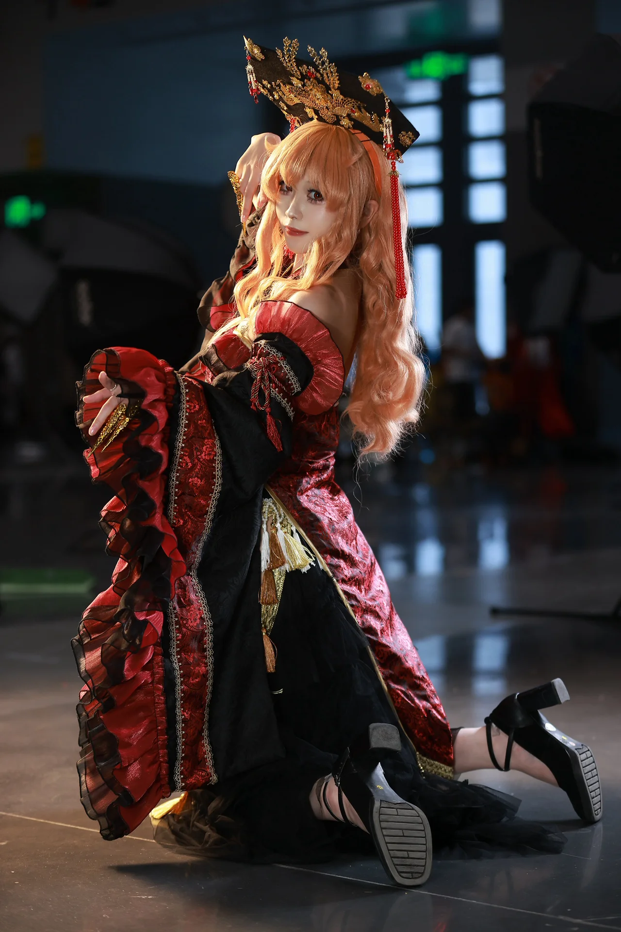 【純狐cos】東方Project，黑紅金配色的華麗返圖 - 第 2 張