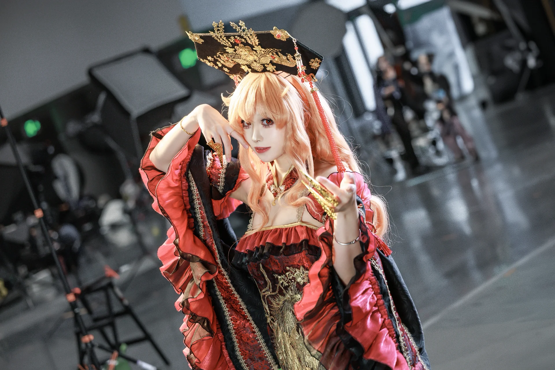 【純狐cos】東方Project，黑紅金配色的華麗返圖 - 第 4 張