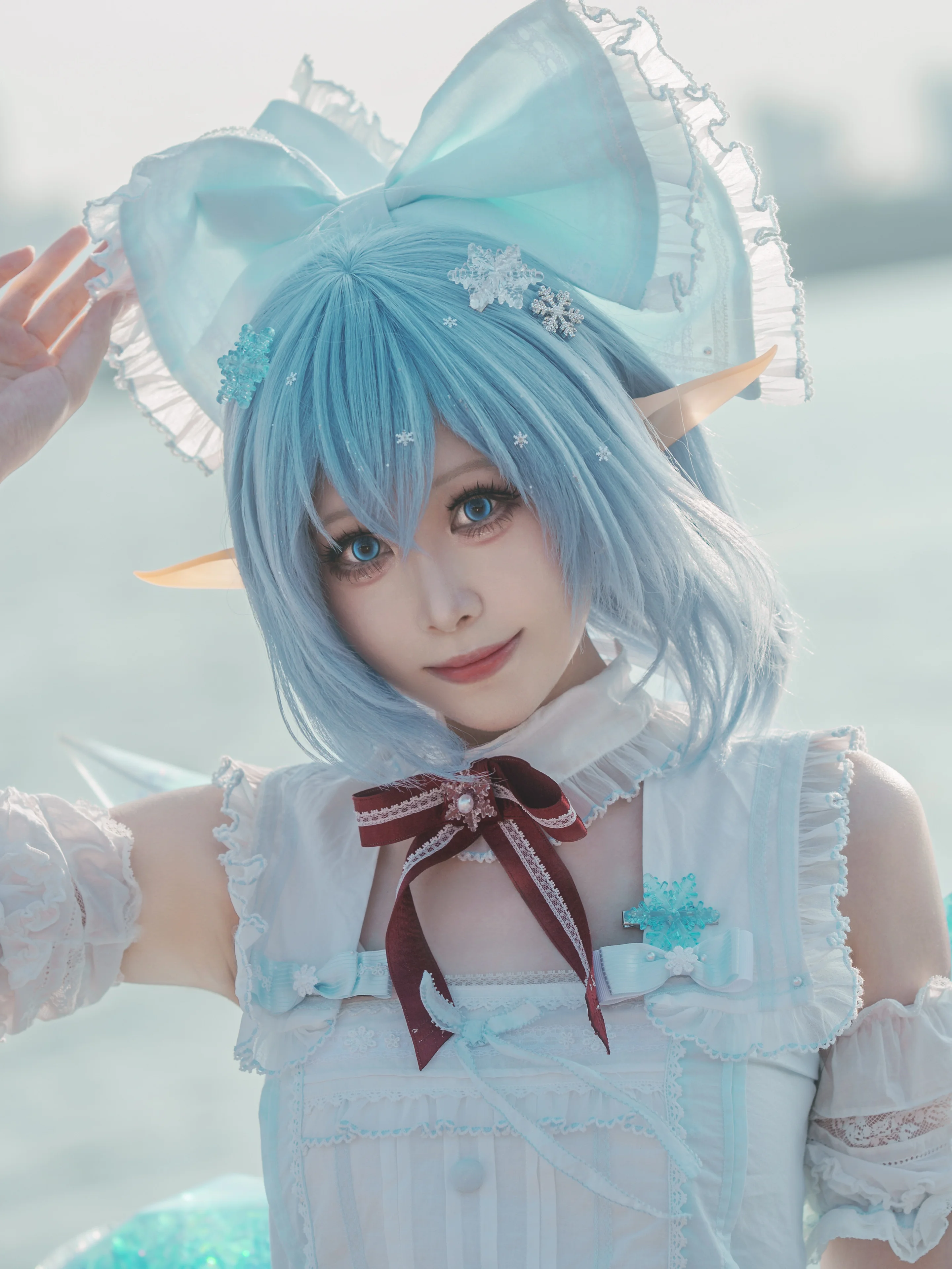 【琪露諾cos】東方project的冰之妖精，水邊清涼出鏡 - 第 1 張