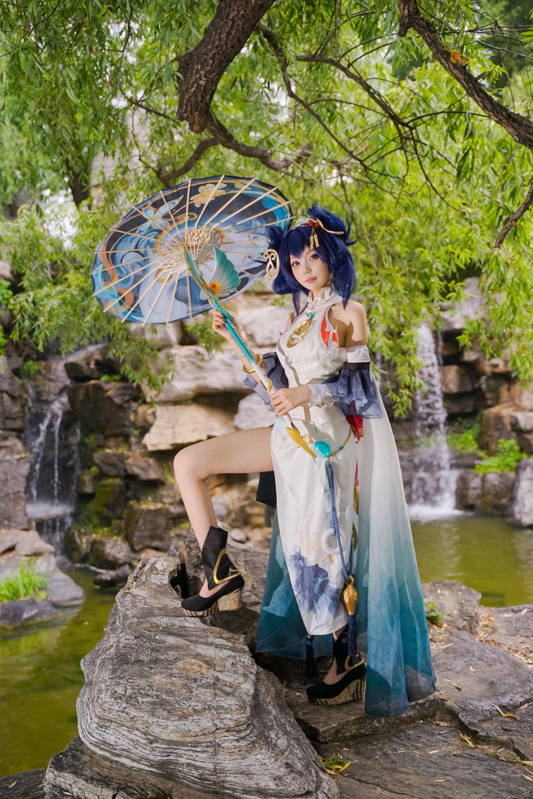 [Gongsun Li Cosplay] Honor of Kings Smoke of Partings Skin: Bamboo Forest Light and Shadow Records - Image 10