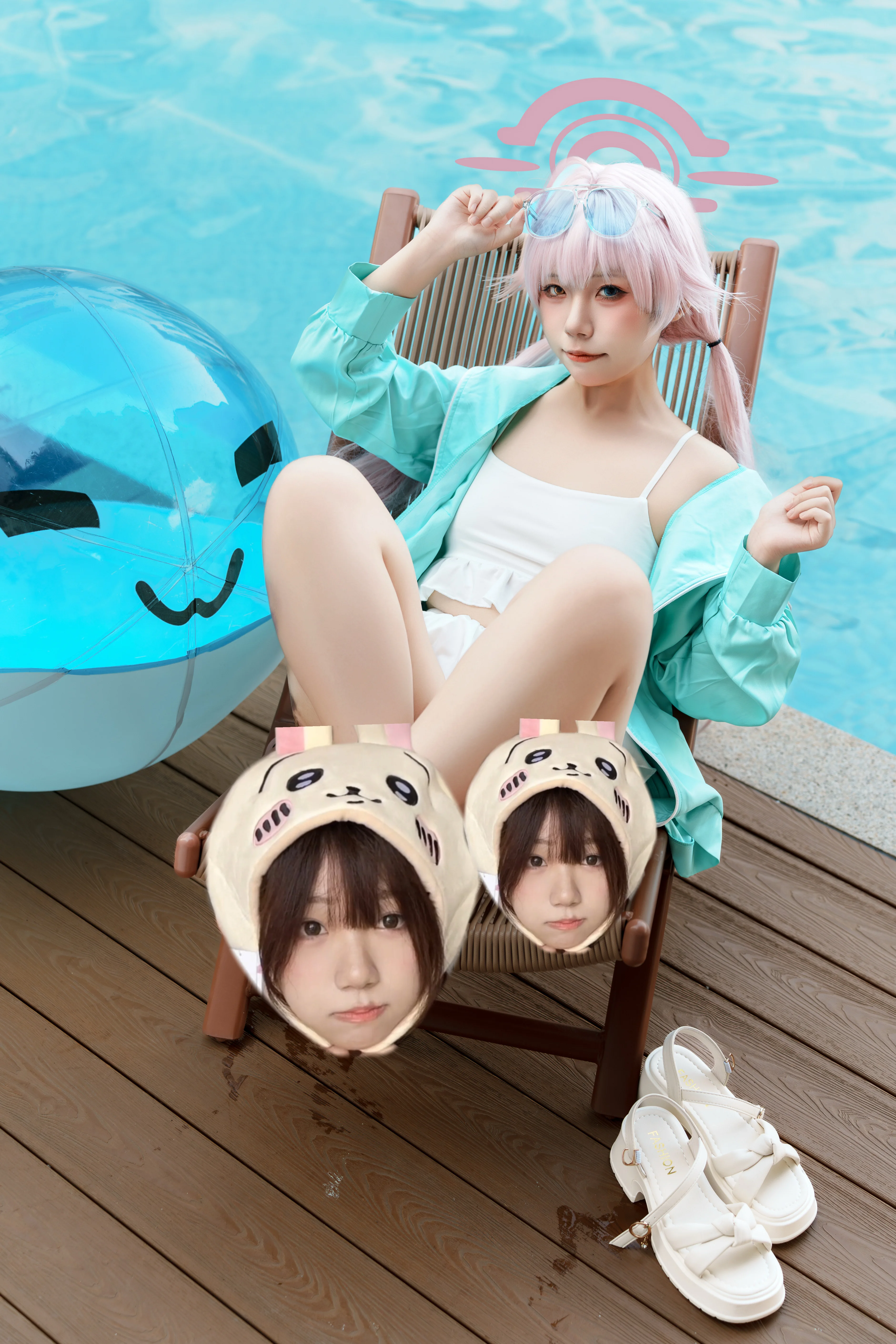 【小鳥遊星野cos】蔚藍檔案的夏日泳裝隨拍記錄 - 第 1 張