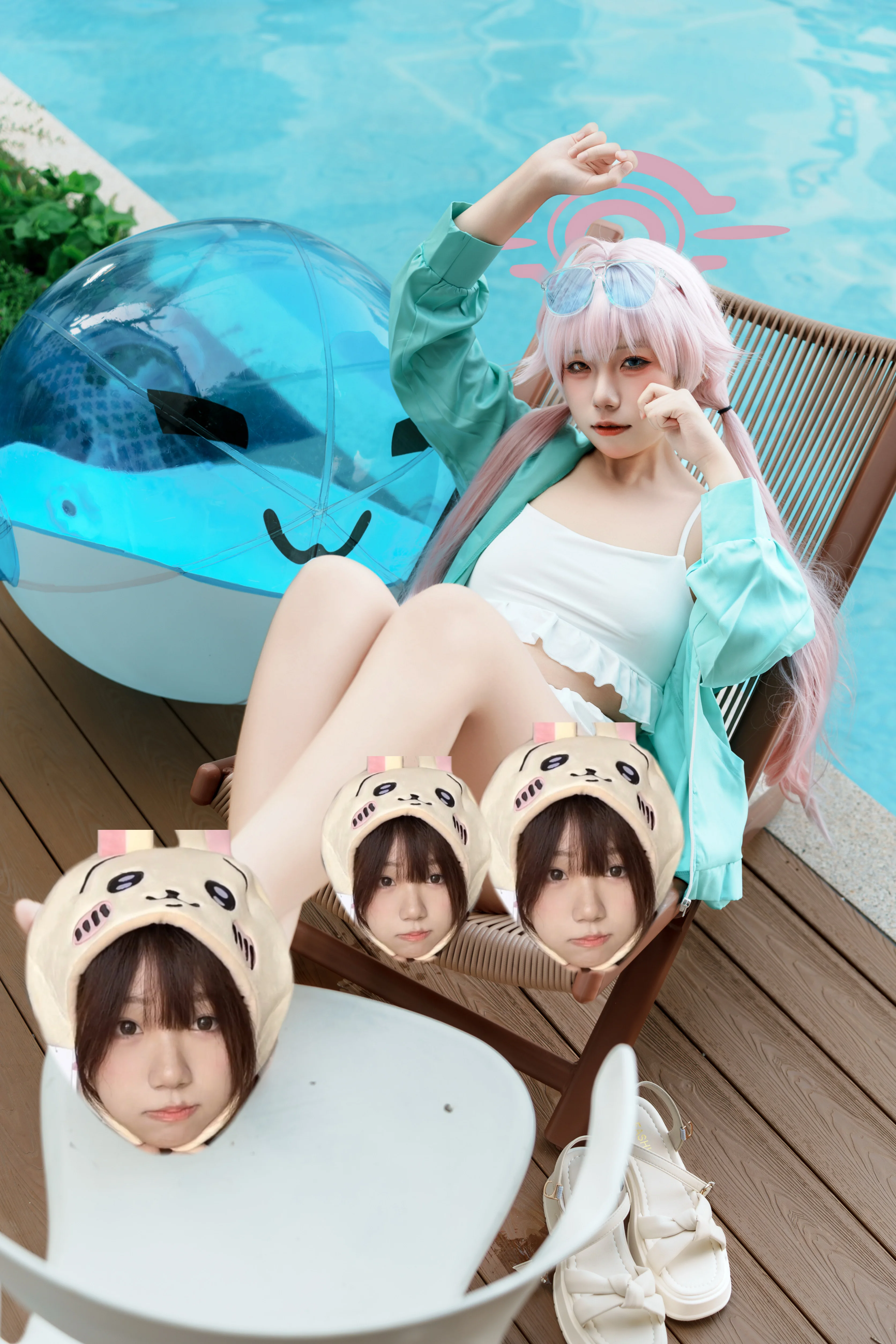【小鳥遊星野cos】蔚藍檔案的夏日泳裝隨拍記錄 - 第 2 張