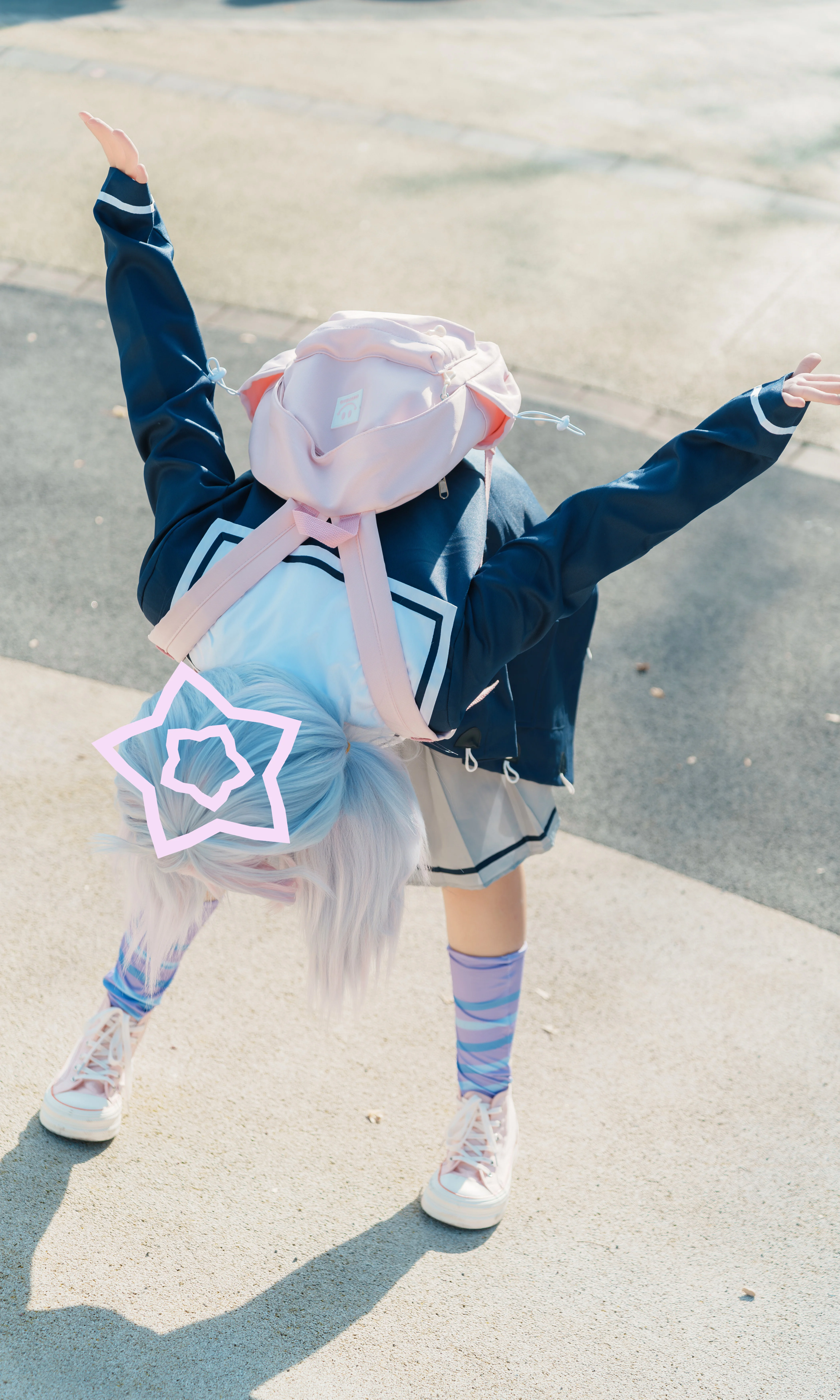 【宇泽玲纱cos】蔚蓝档案的阳光少女，定格在操场的那一天 - 第 3 张