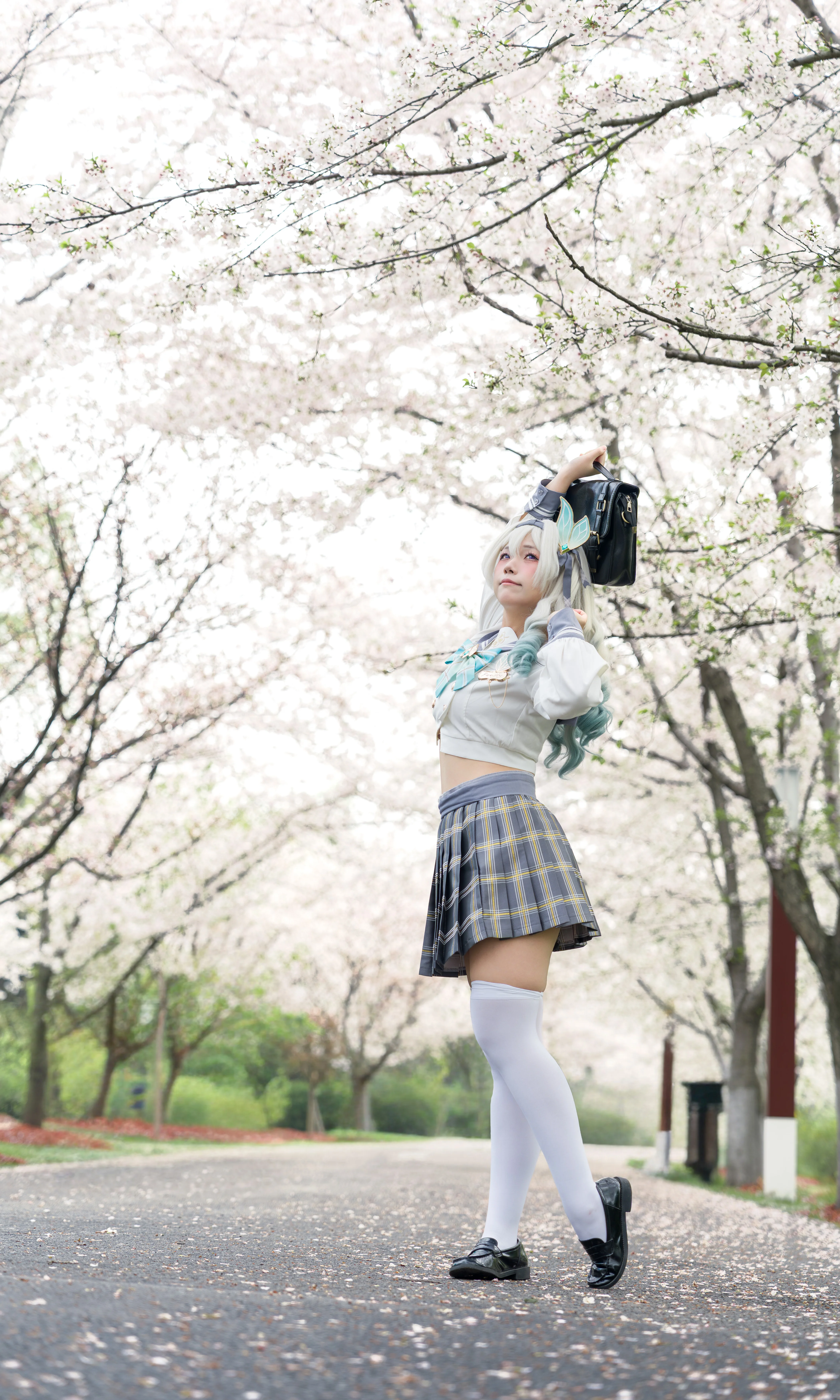 [Firefly cosplay] Honkai: Star Rail—A Cherry Blossom School Style - Image 4