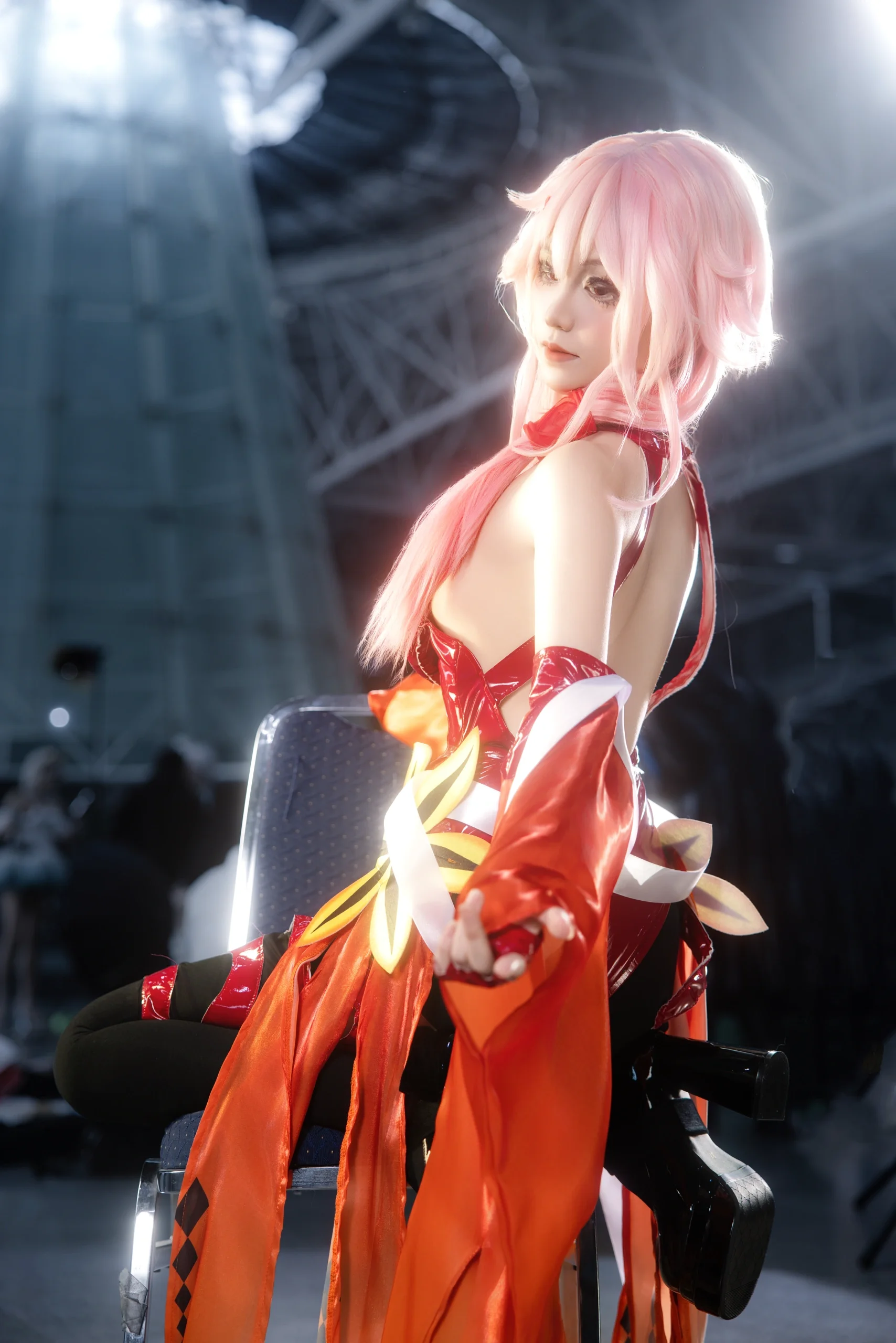 [Yuzuriha Inori cosplay] The Red and White of Guilty Crown, A Glance Back at the Convention - Image 1