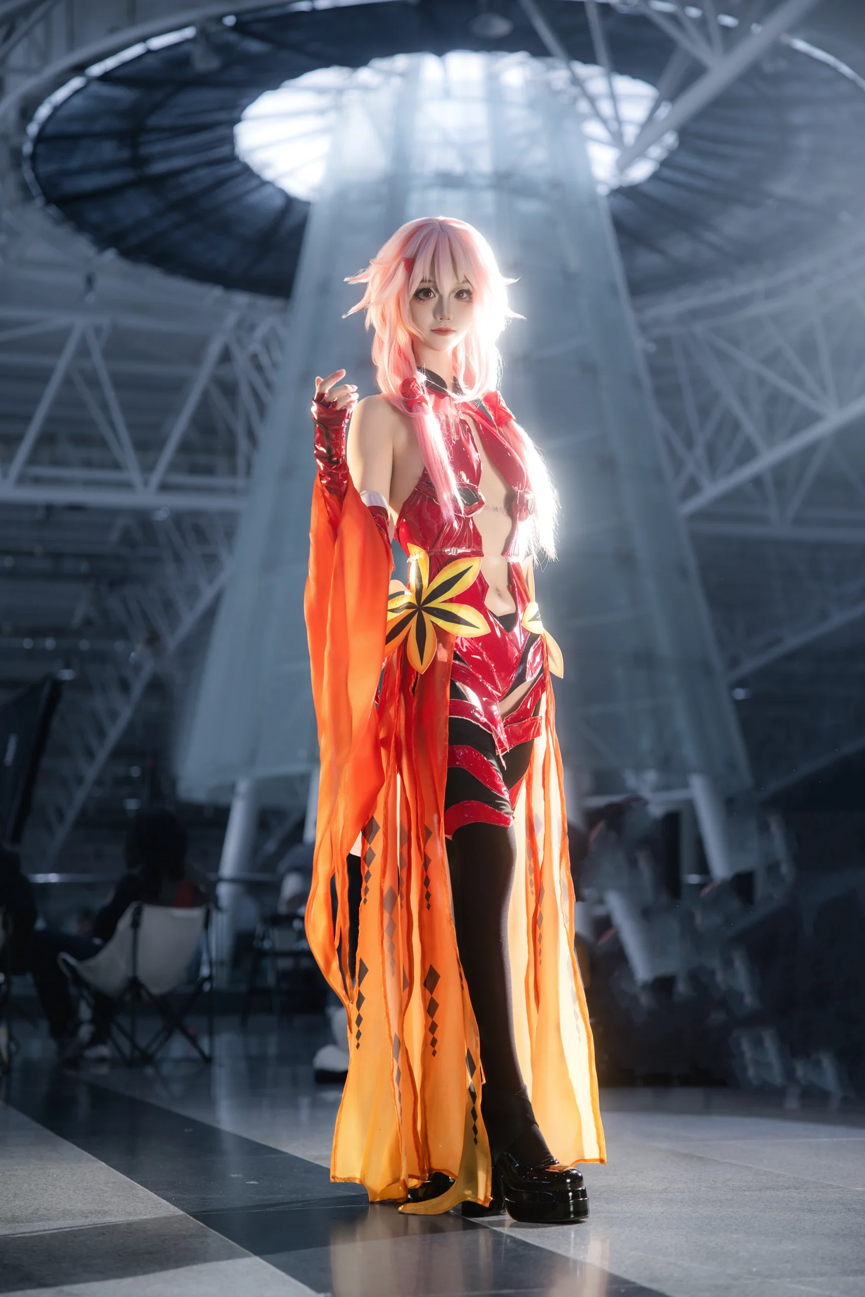 [Yuzuriha Inori cosplay] The Red and White of Guilty Crown, A Glance Back at the Convention