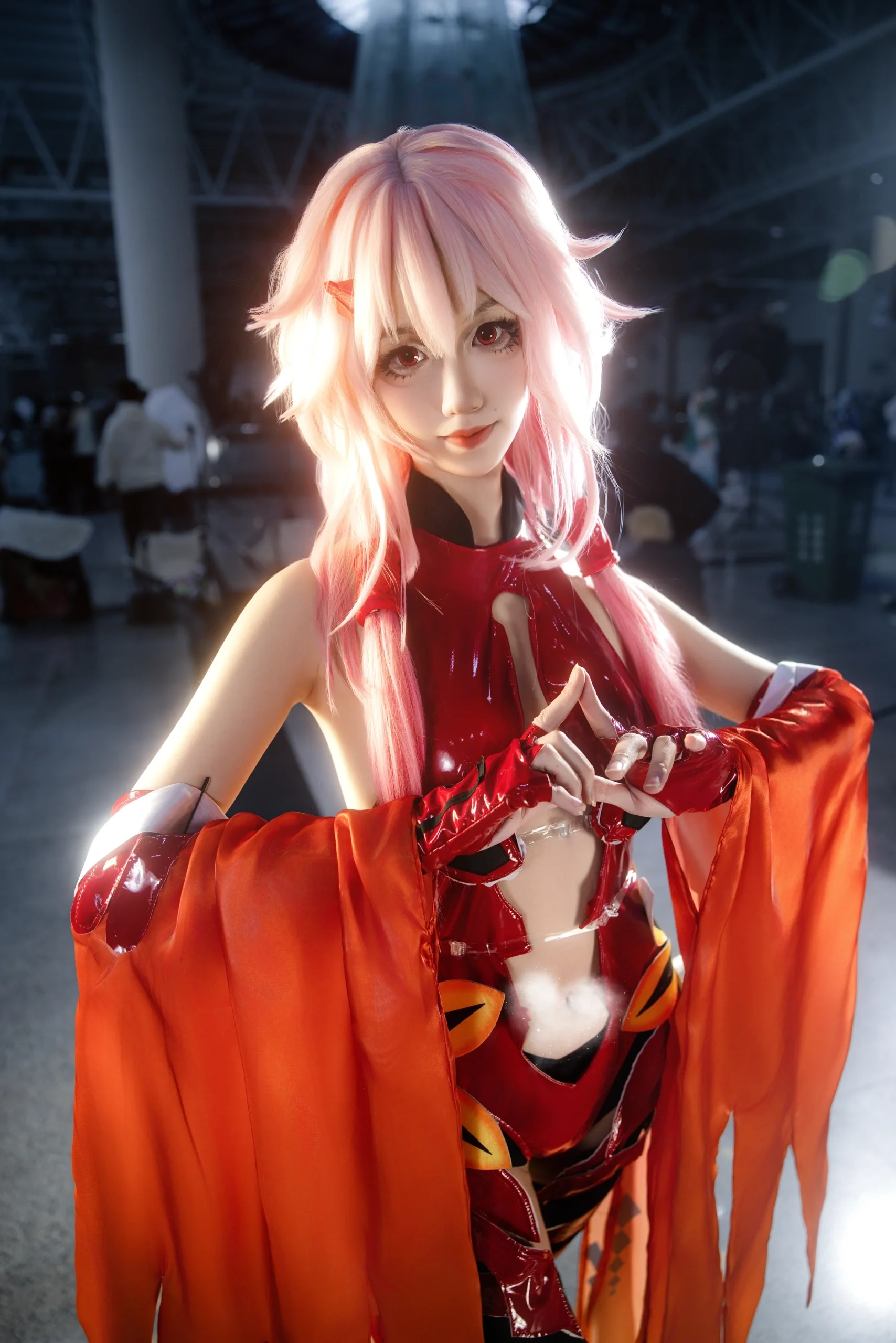 [Yuzuriha Inori cosplay] The Red and White of Guilty Crown, A Glance Back at the Convention - Image 4