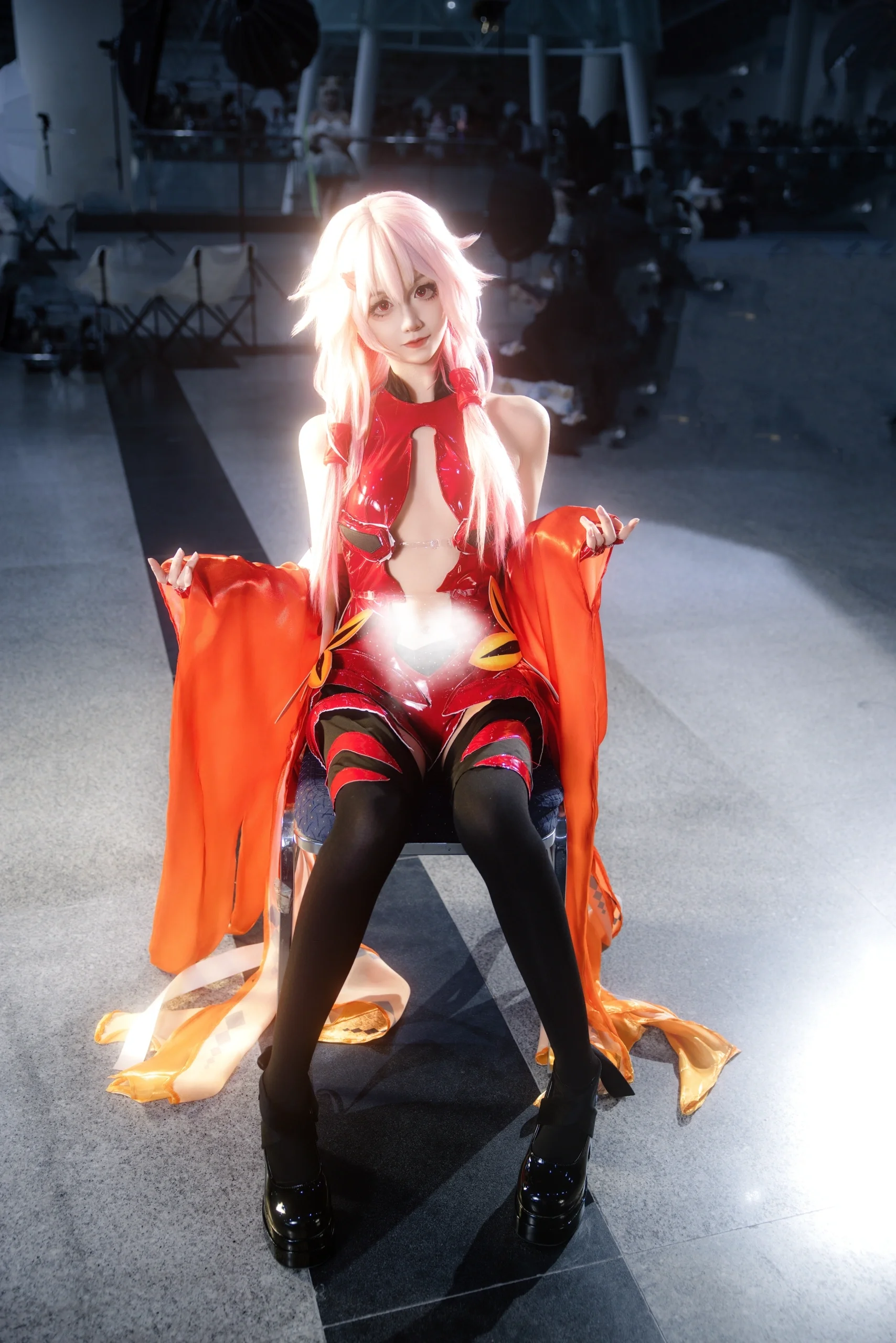 [Yuzuriha Inori cosplay] The Red and White of Guilty Crown, A Glance Back at the Convention - Image 5