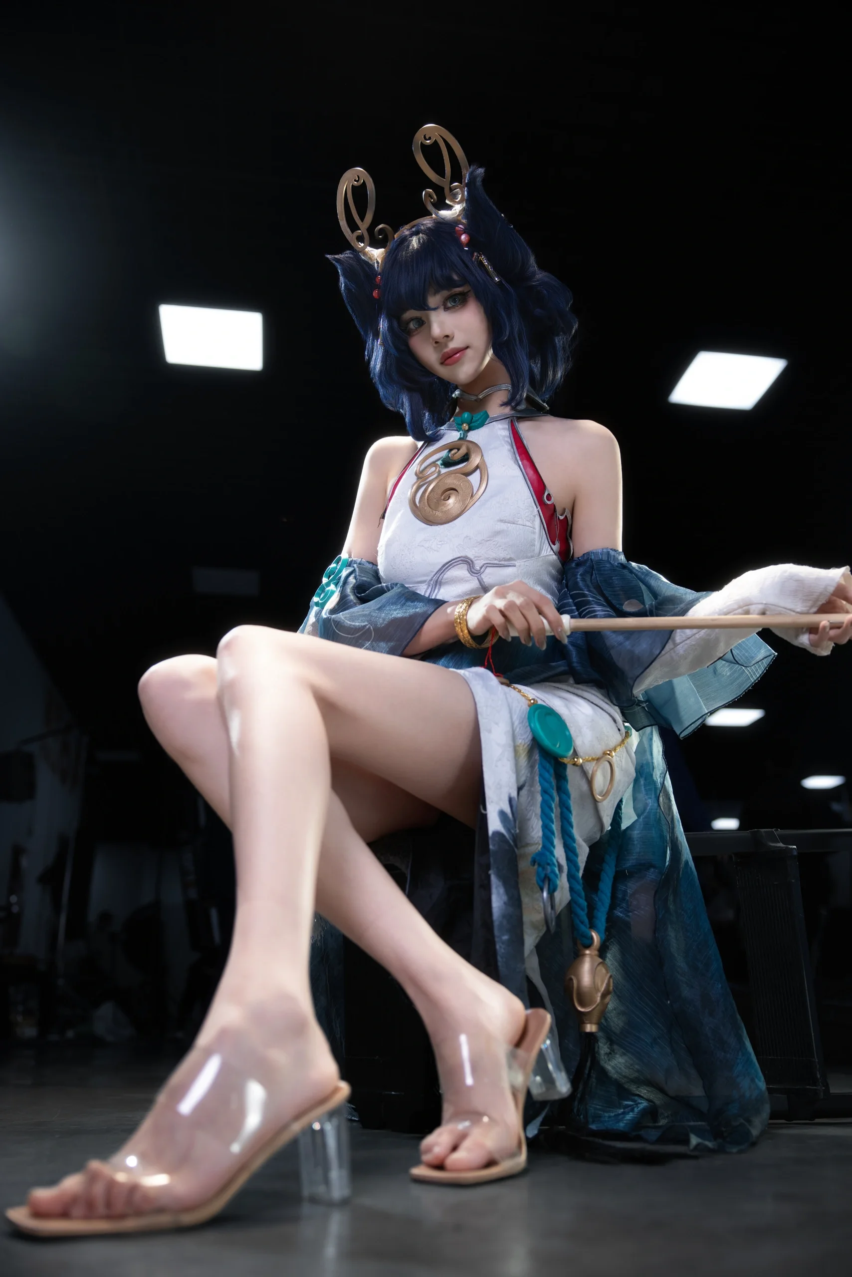 【公孙离cos】王者荣耀漫展返图，长安伞舞少女 - 第 2 张