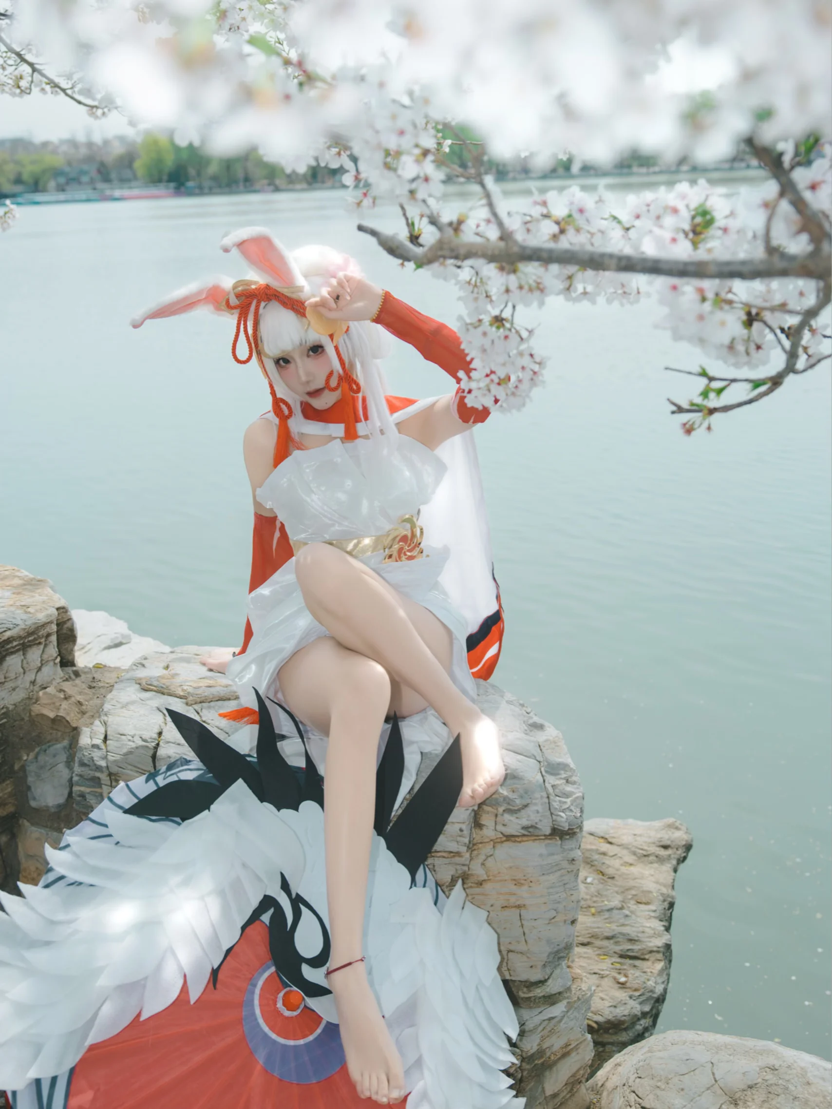 【公孙离cos】玉渊潭的樱花与祈雪灵祝