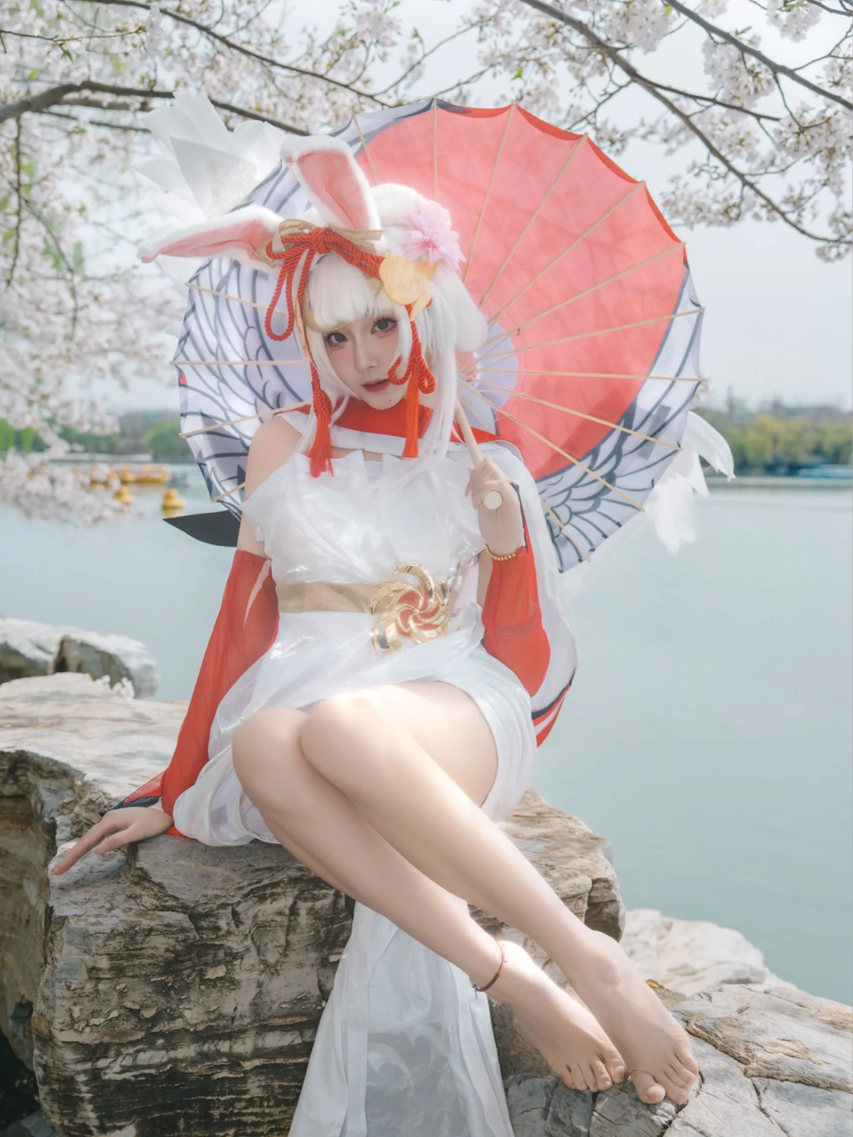 【公孙离cos】玉渊潭的樱花与祈雪灵祝 - 第 2 张