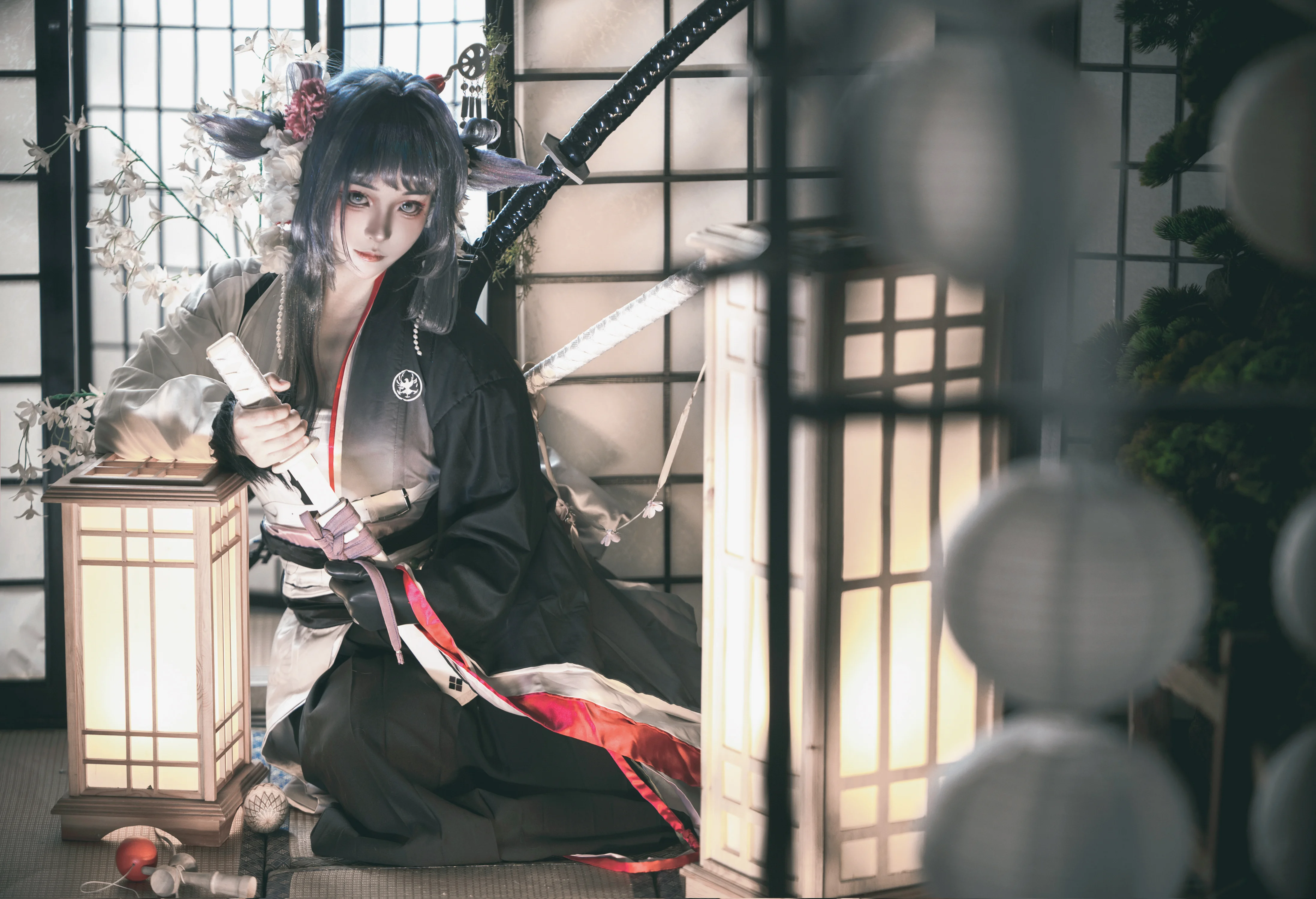 【澪cos】明日方舟里的东洋万圣节女鬼 - 第 2 张