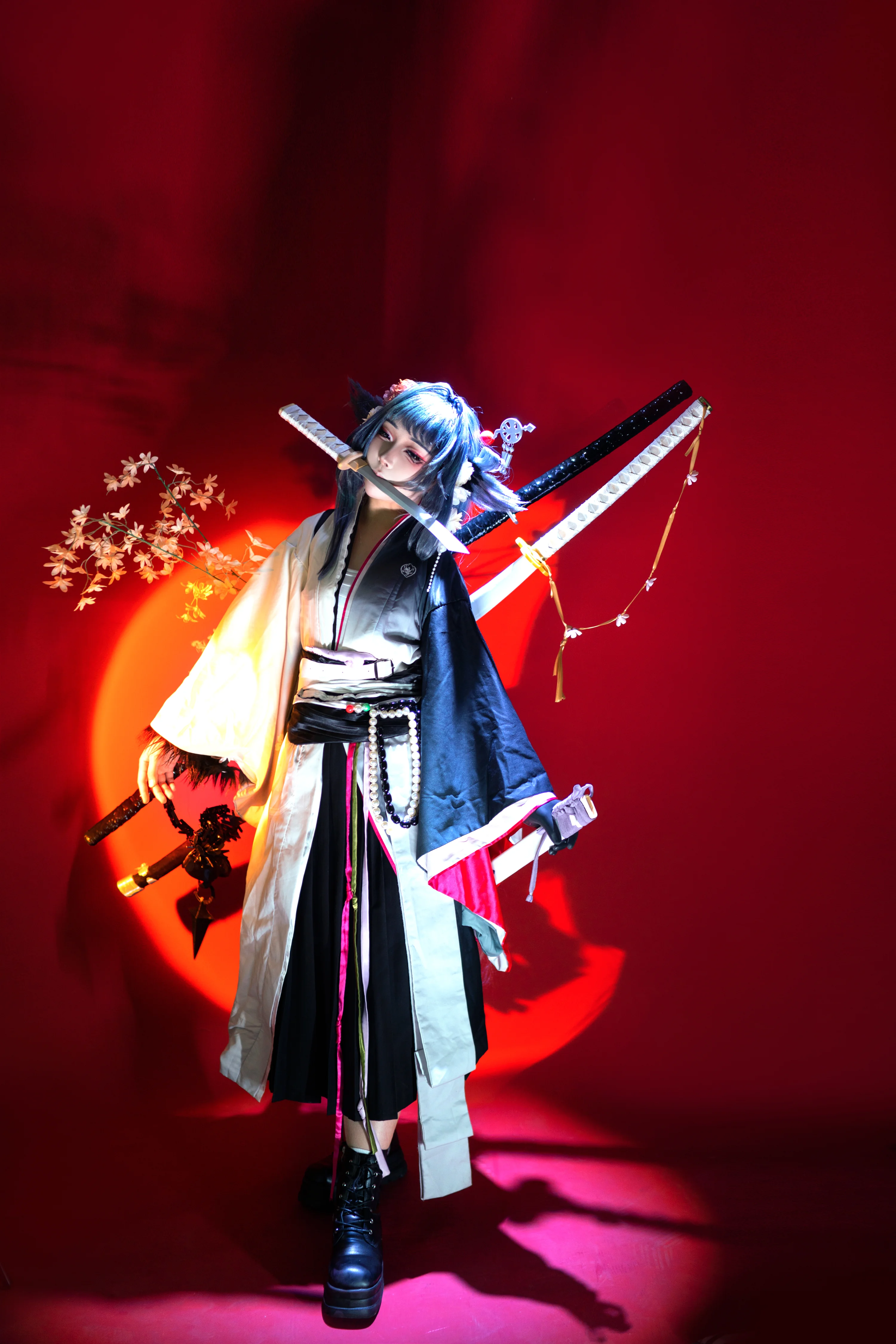 【澪cos】明日方舟里的东洋万圣节女鬼