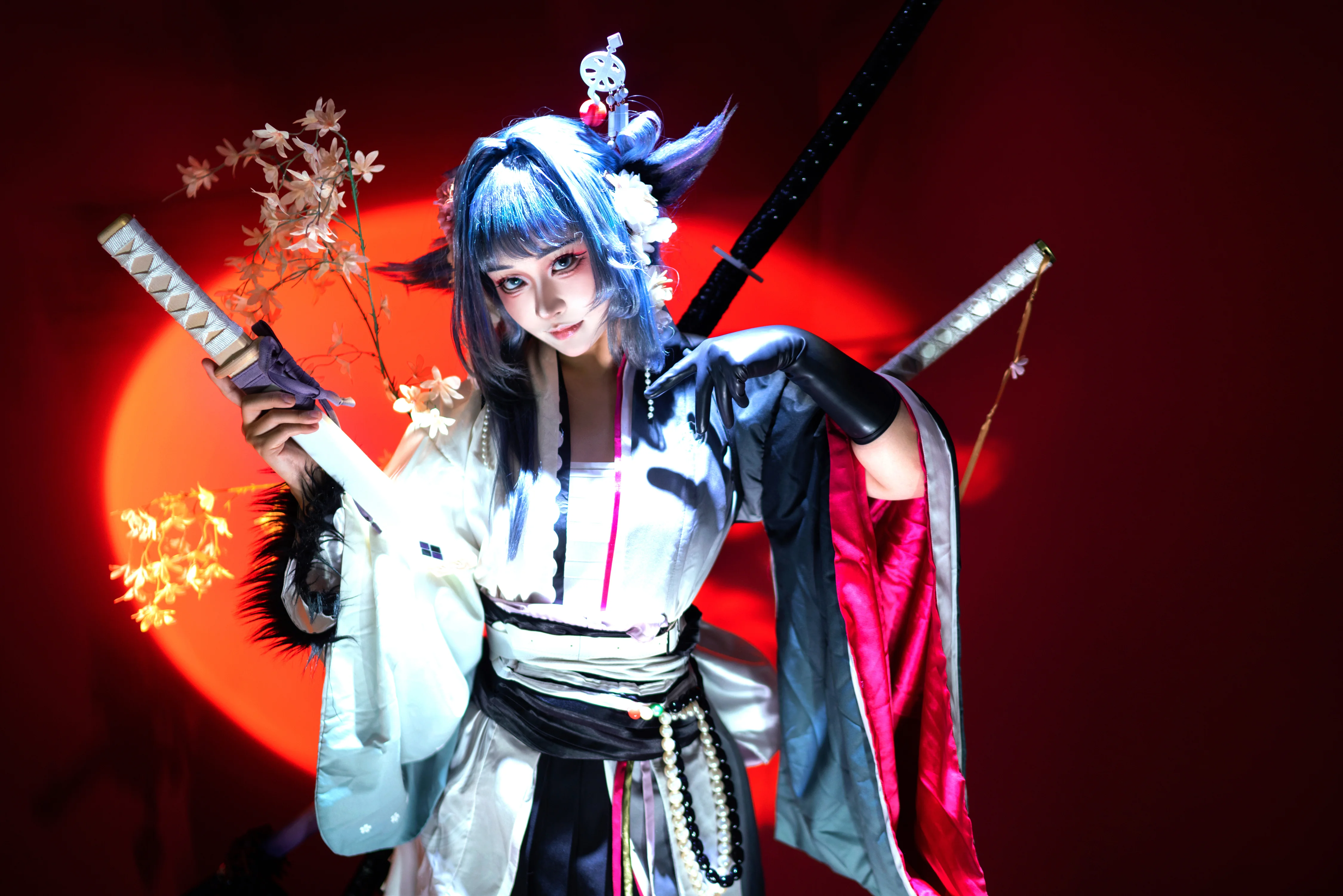 【澪cos】明日方舟里的东洋万圣节女鬼 - 第 6 张