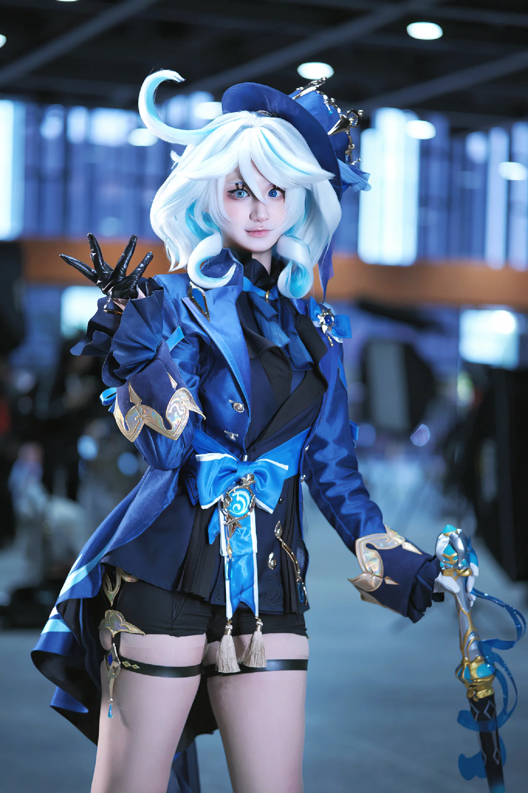 【芙宁娜cos】在漫展中捕捉到的剧场瞬间 - 第4张