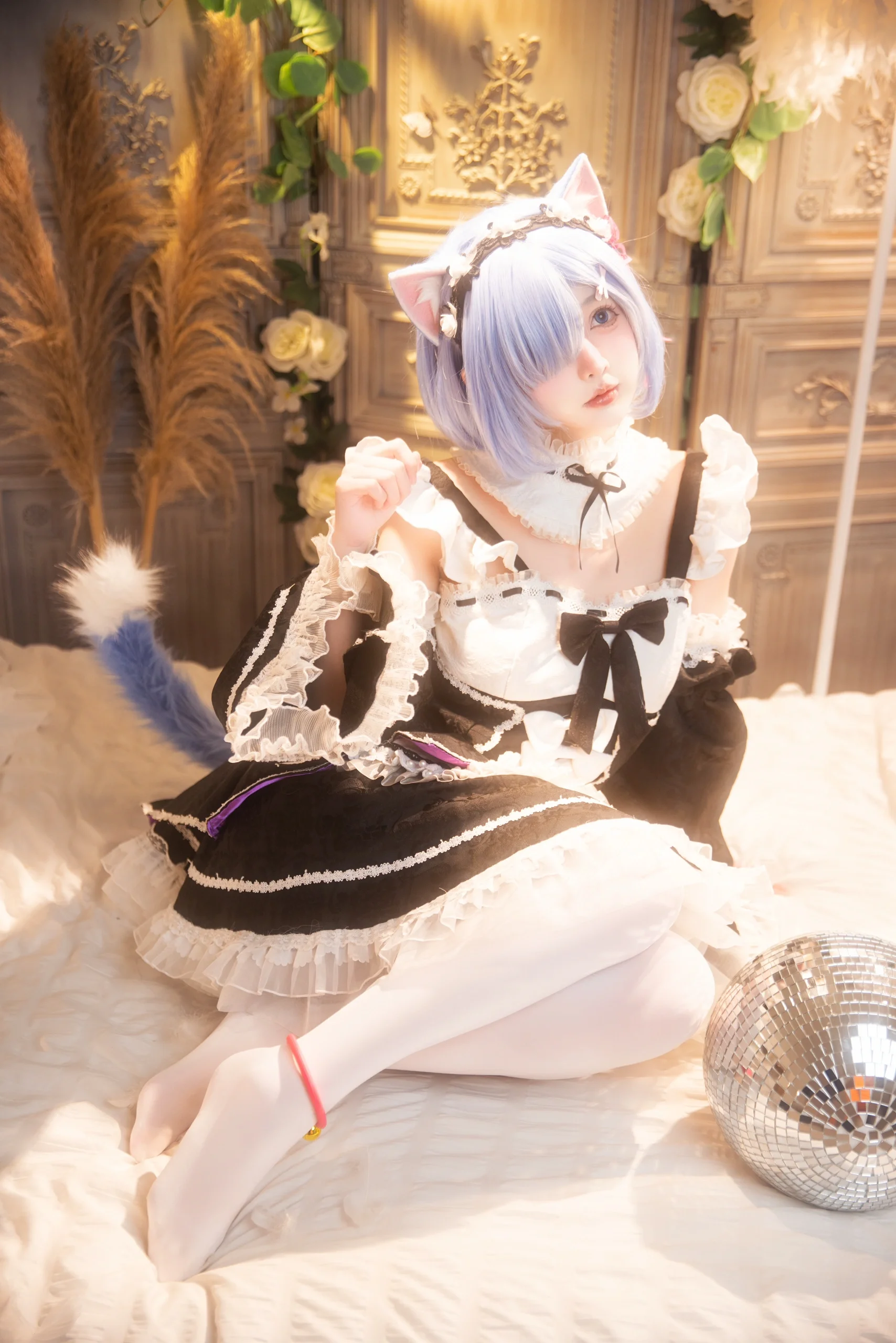 【蕾姆cos】从零开始的异世界，猫耳女仆的软萌日常 - 第 7 张