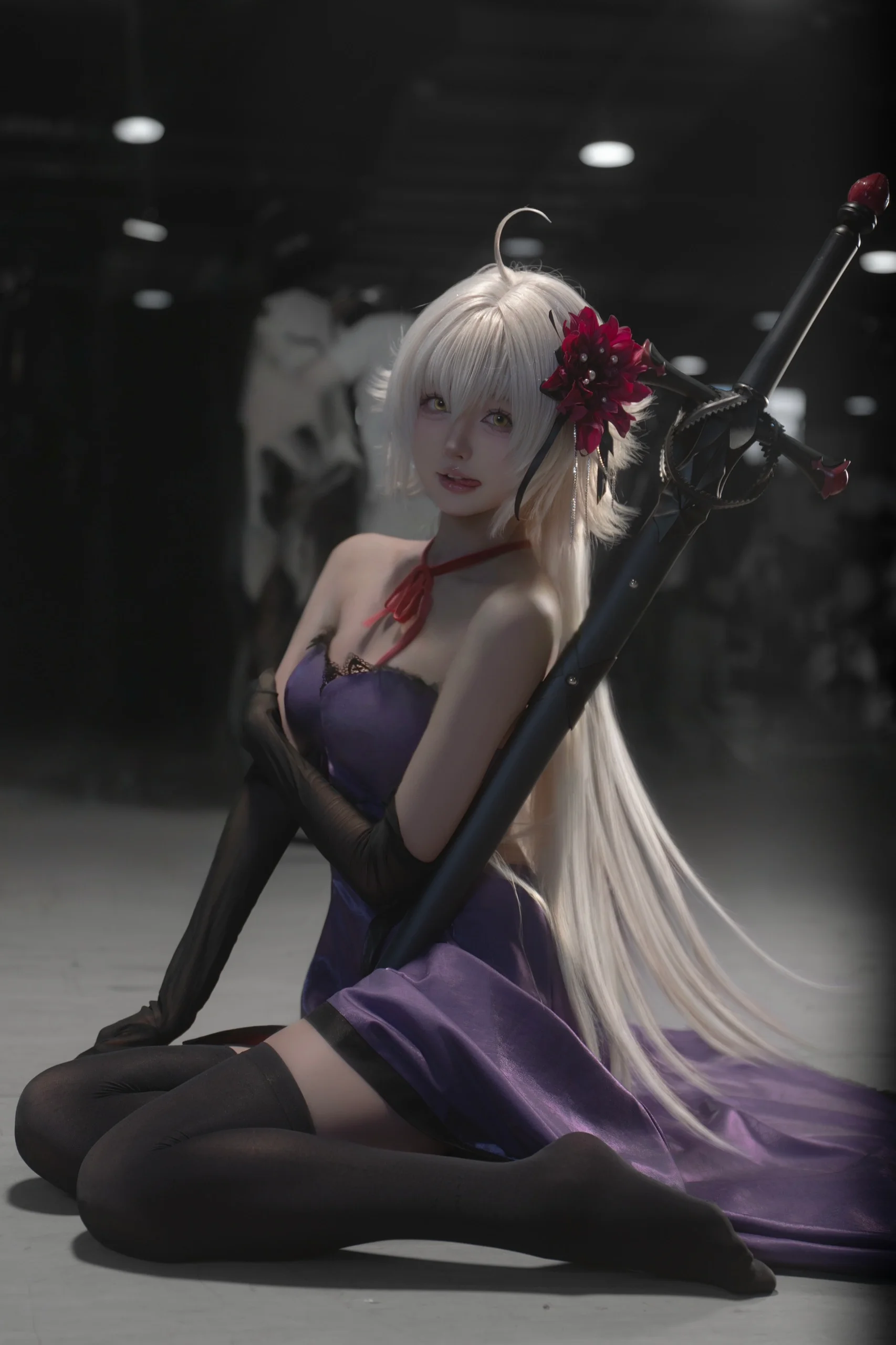 【黑贞德cos】国漫场照，Fate/Grand Order嘉年华礼服的质感记录 - 第 1 张