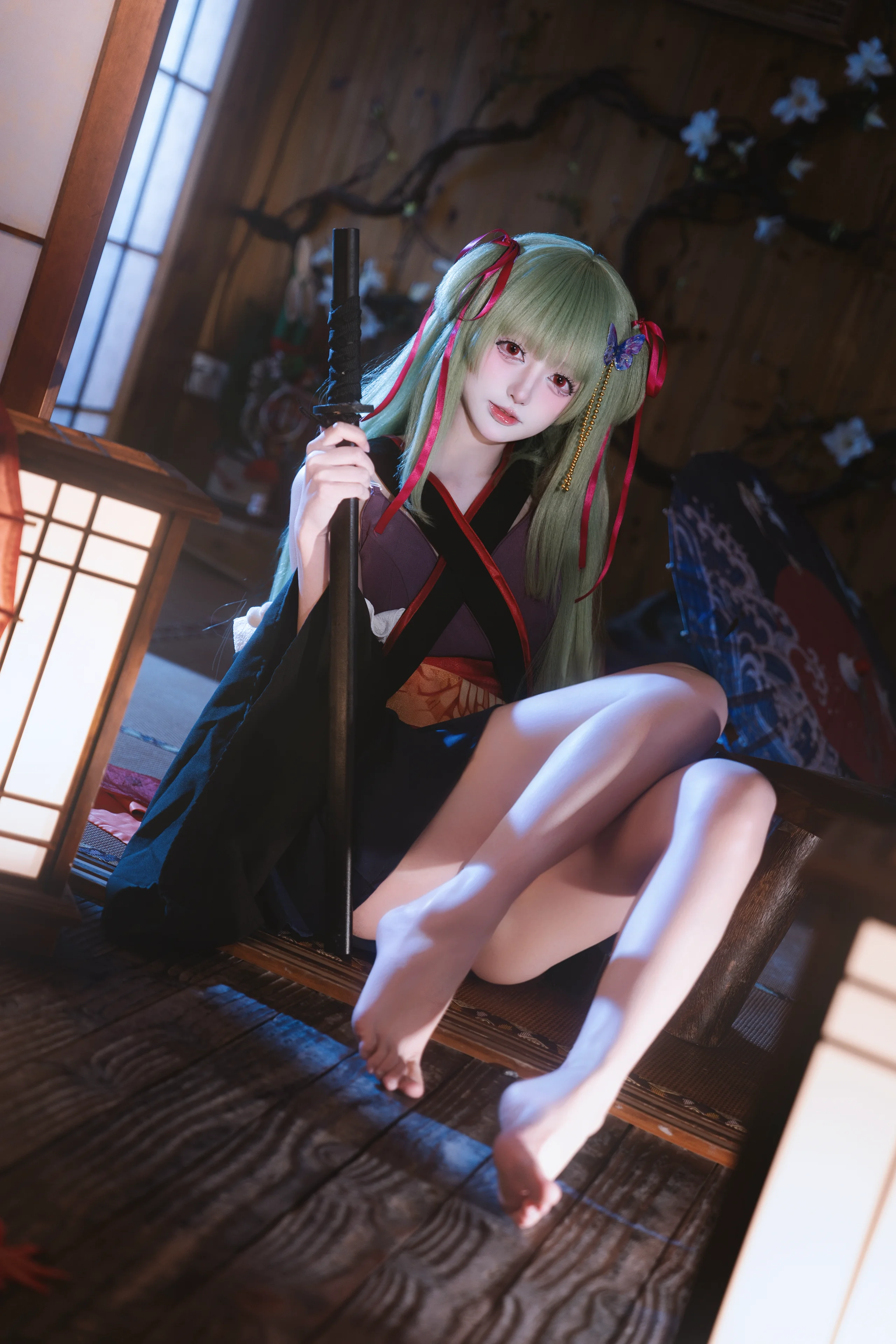 【叢雨cos】千戀萬花裡的叢雨，這組和風正片我很滿意 - 第 2 張