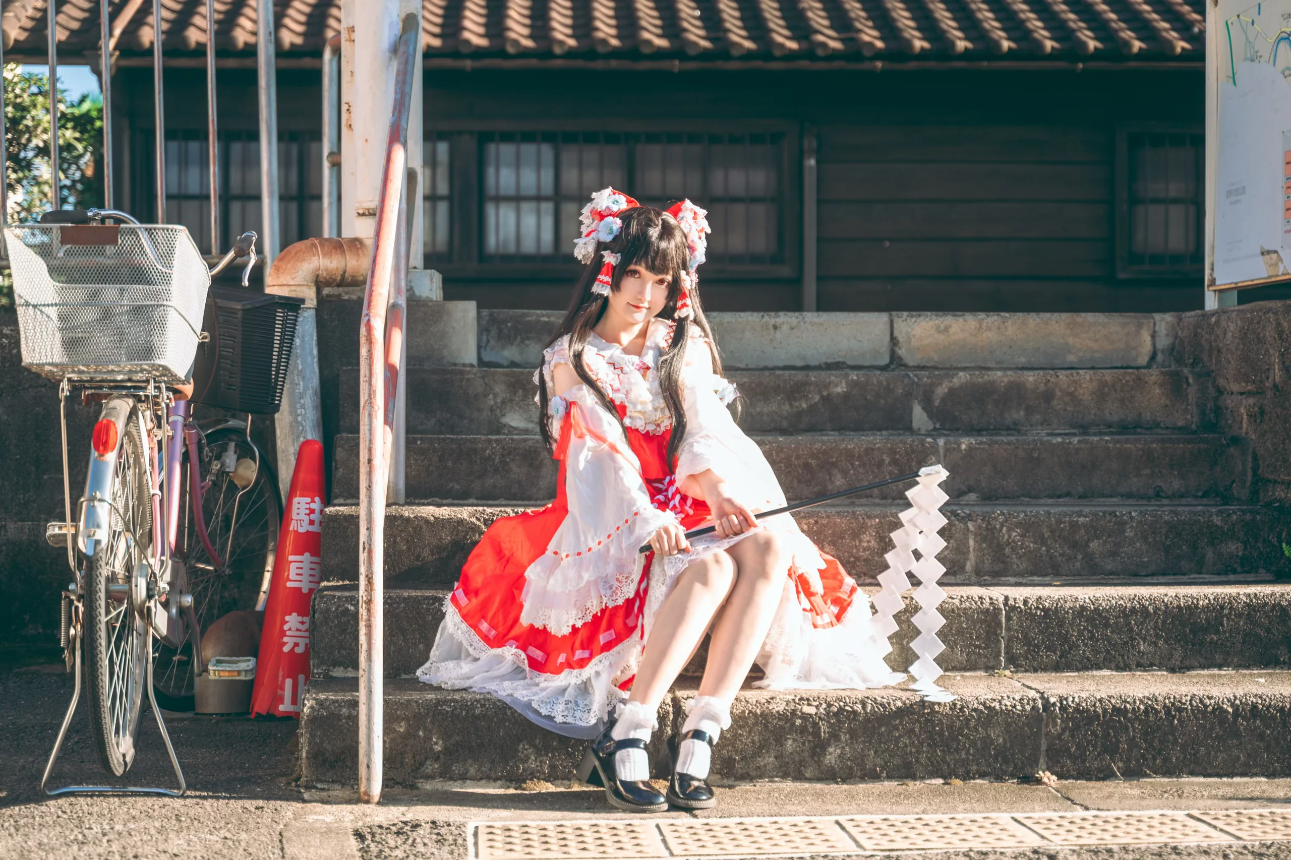 【博丽灵梦cos】多年后重返幻想乡，在吉礼駅的新预告 - 第 8 张