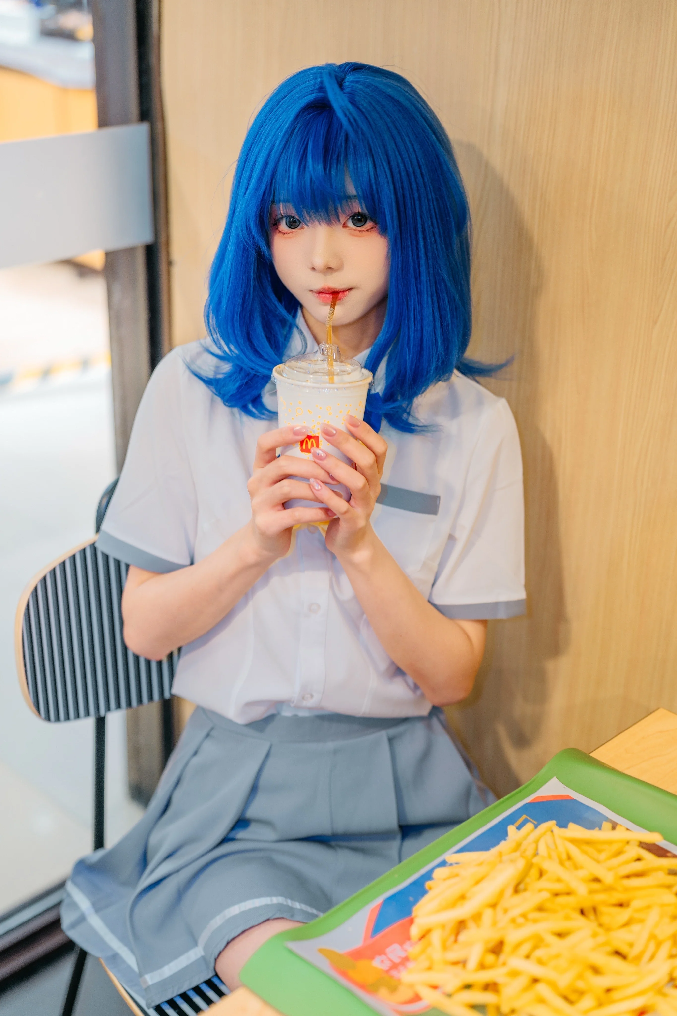 八奈见杏菜cos 败犬女主留下了夏天最后的蓝 - 第 7 张