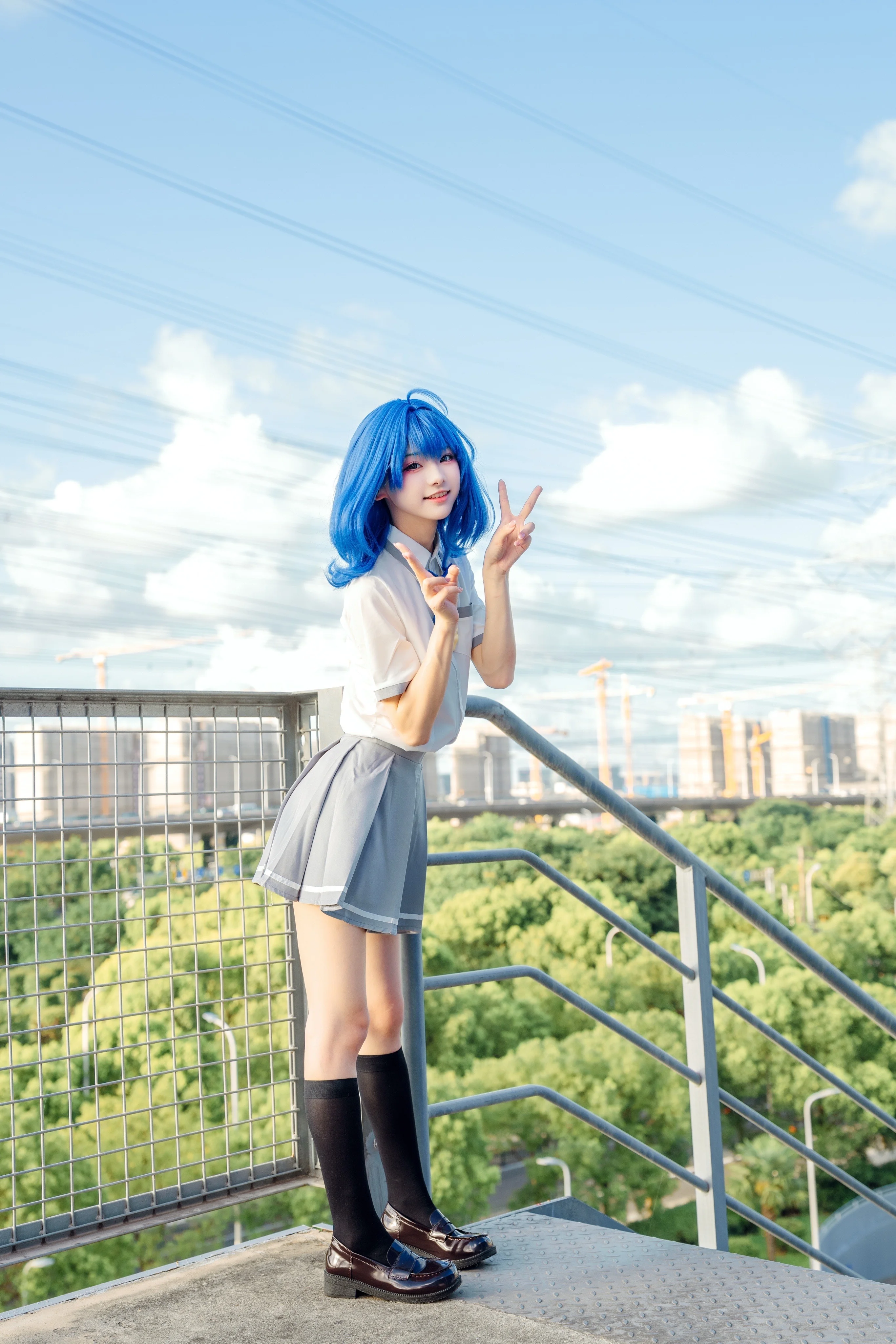八奈见杏菜cos 败犬女主留下了夏天最后的蓝 - 第 9 张