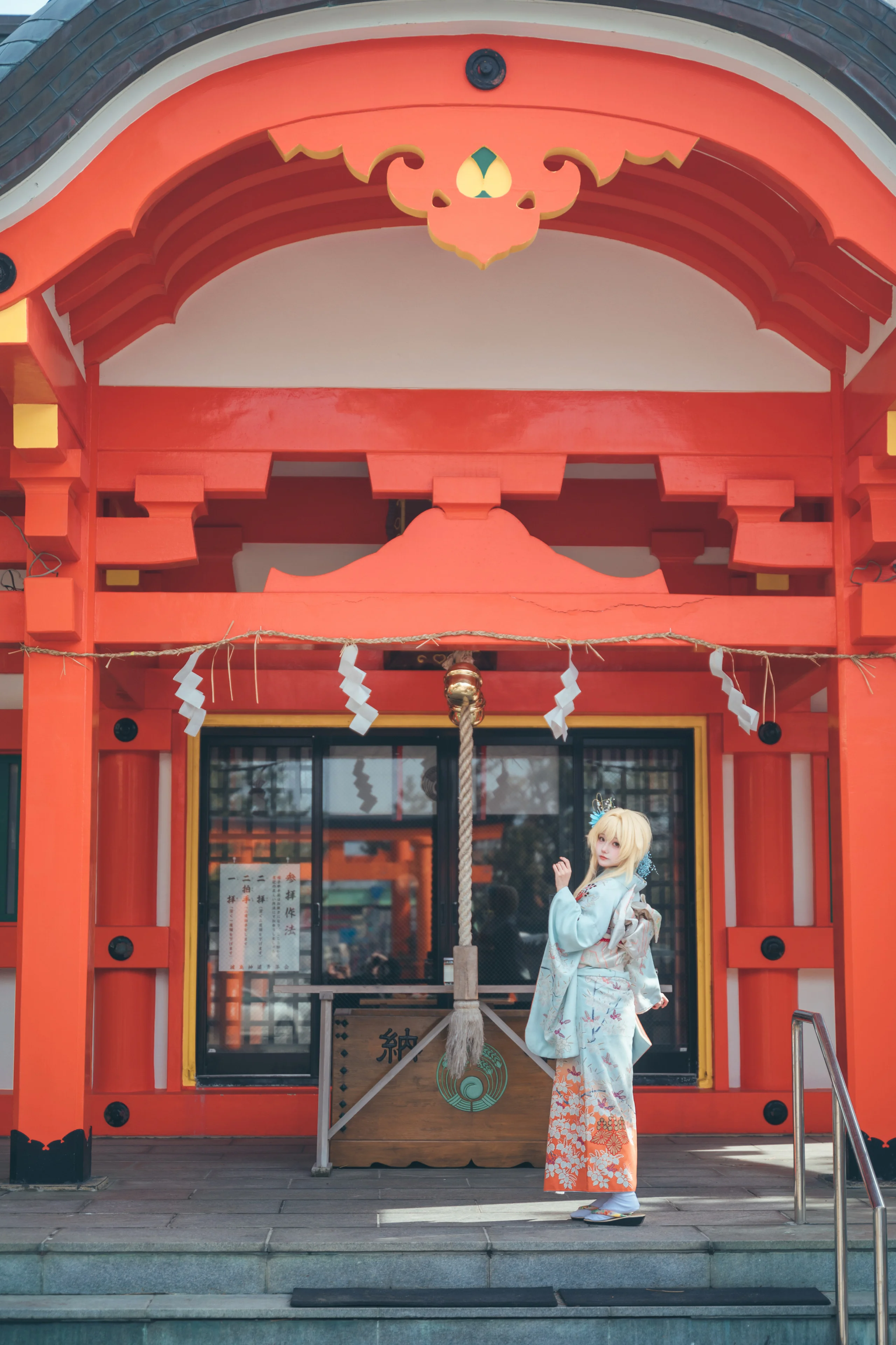 【和风cos】函馆神社的初雪留影 - 第 7 张
