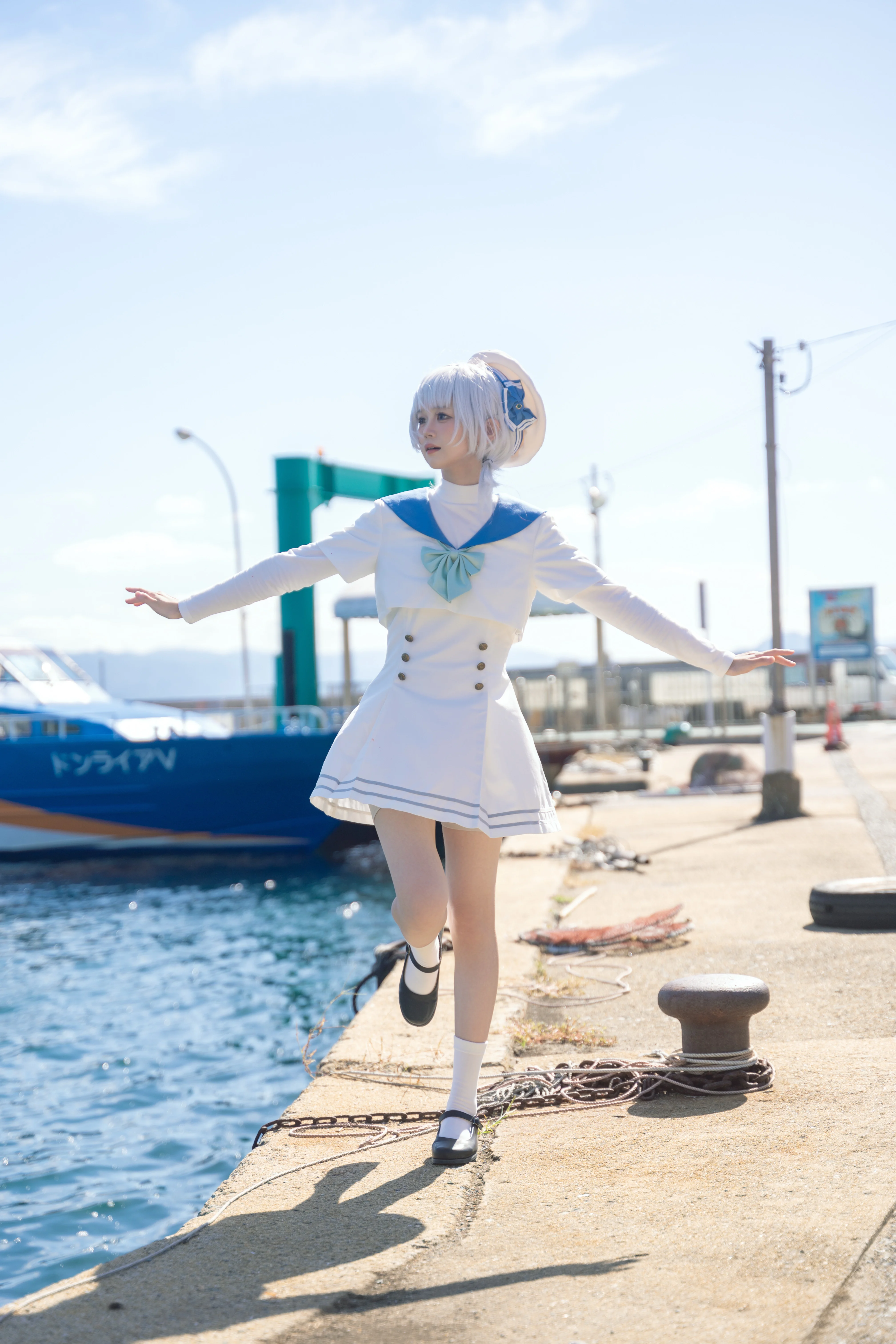 【要樂奈cos】BanG Dream! 純藍海邊的風車回眸 - 第 2 張