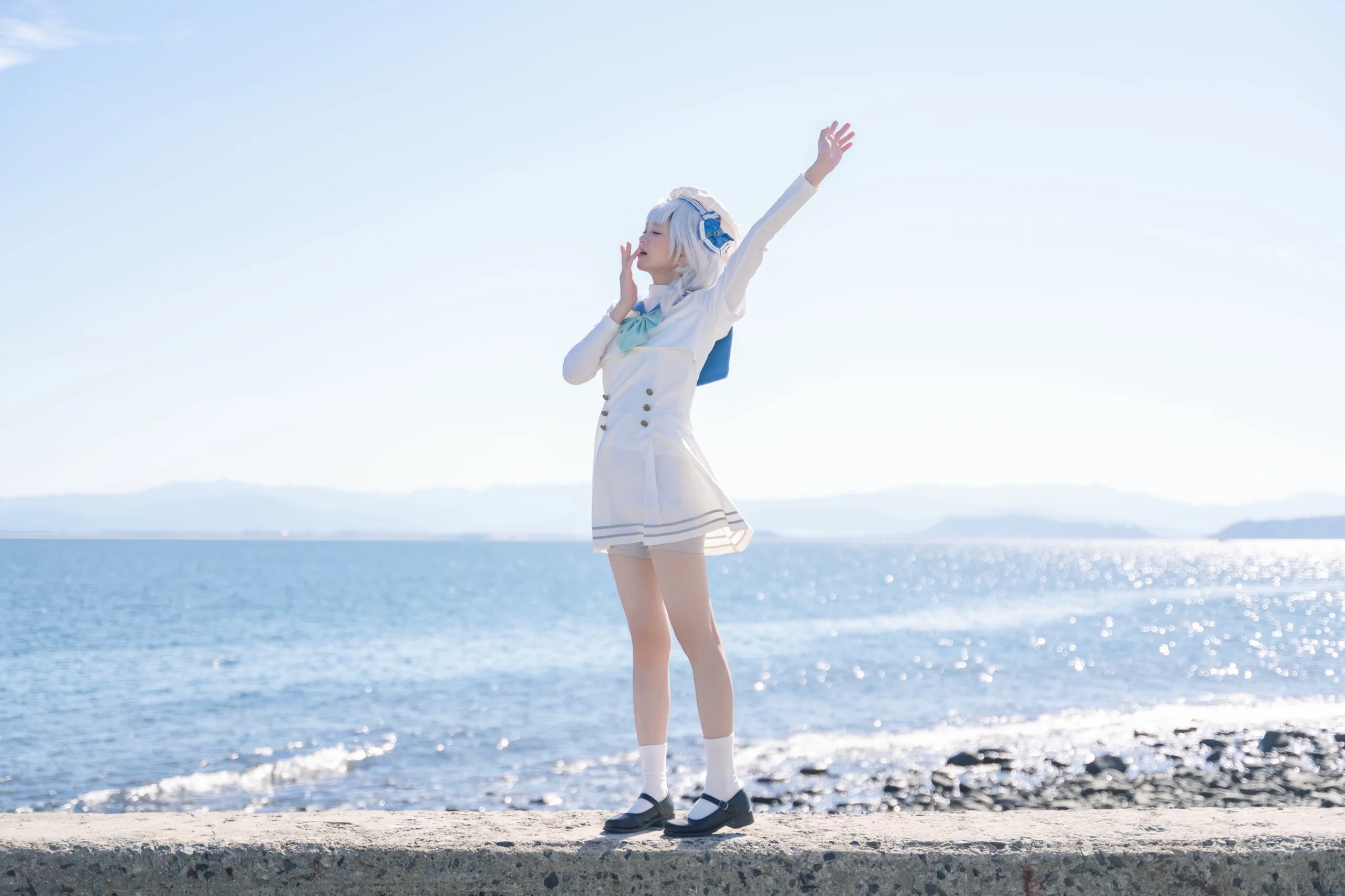 【要樂奈cos】BanG Dream! 純藍海邊的風車回眸 - 第 9 張