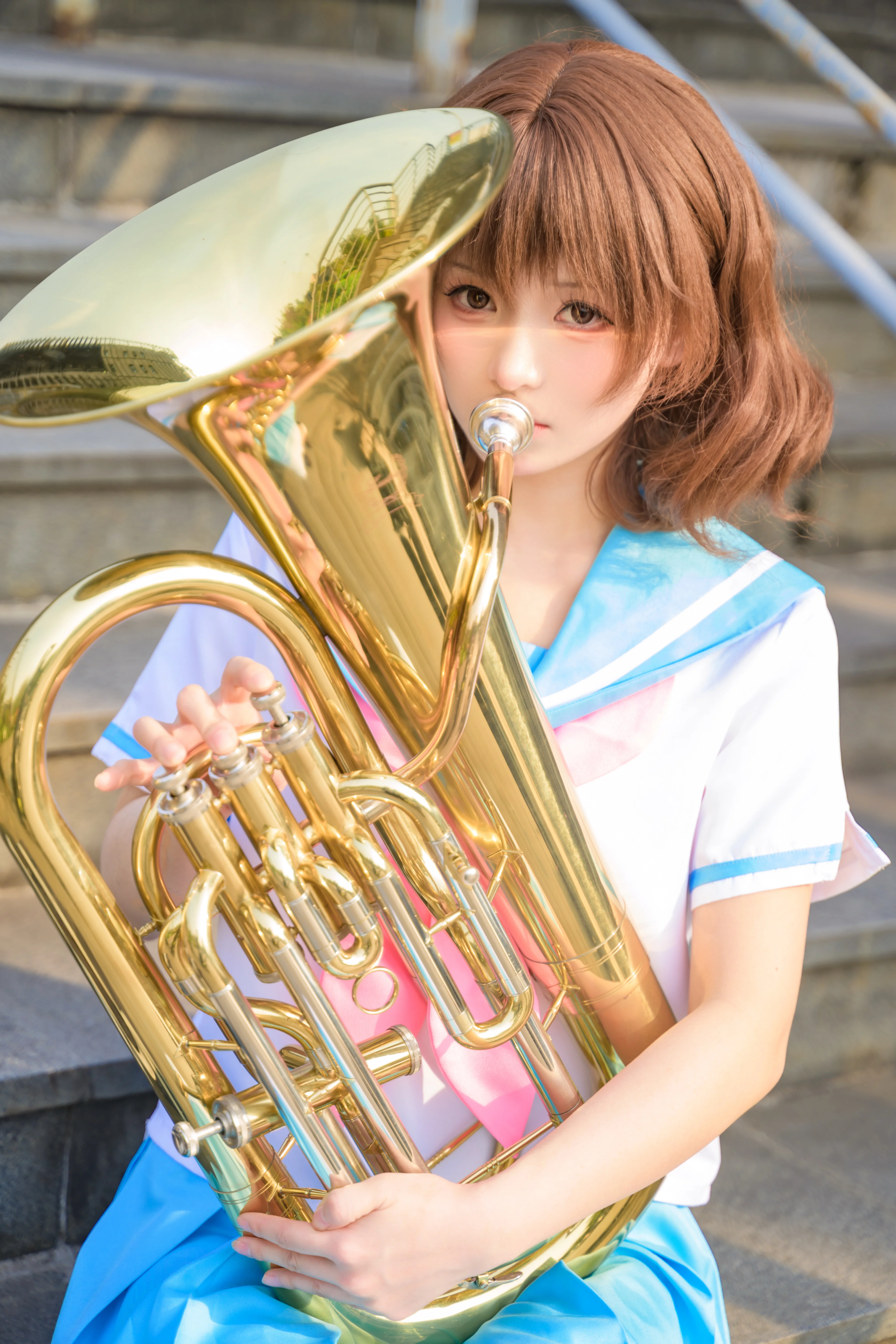 【黃前久美子cos】吹響吧上低音號的夏日階梯