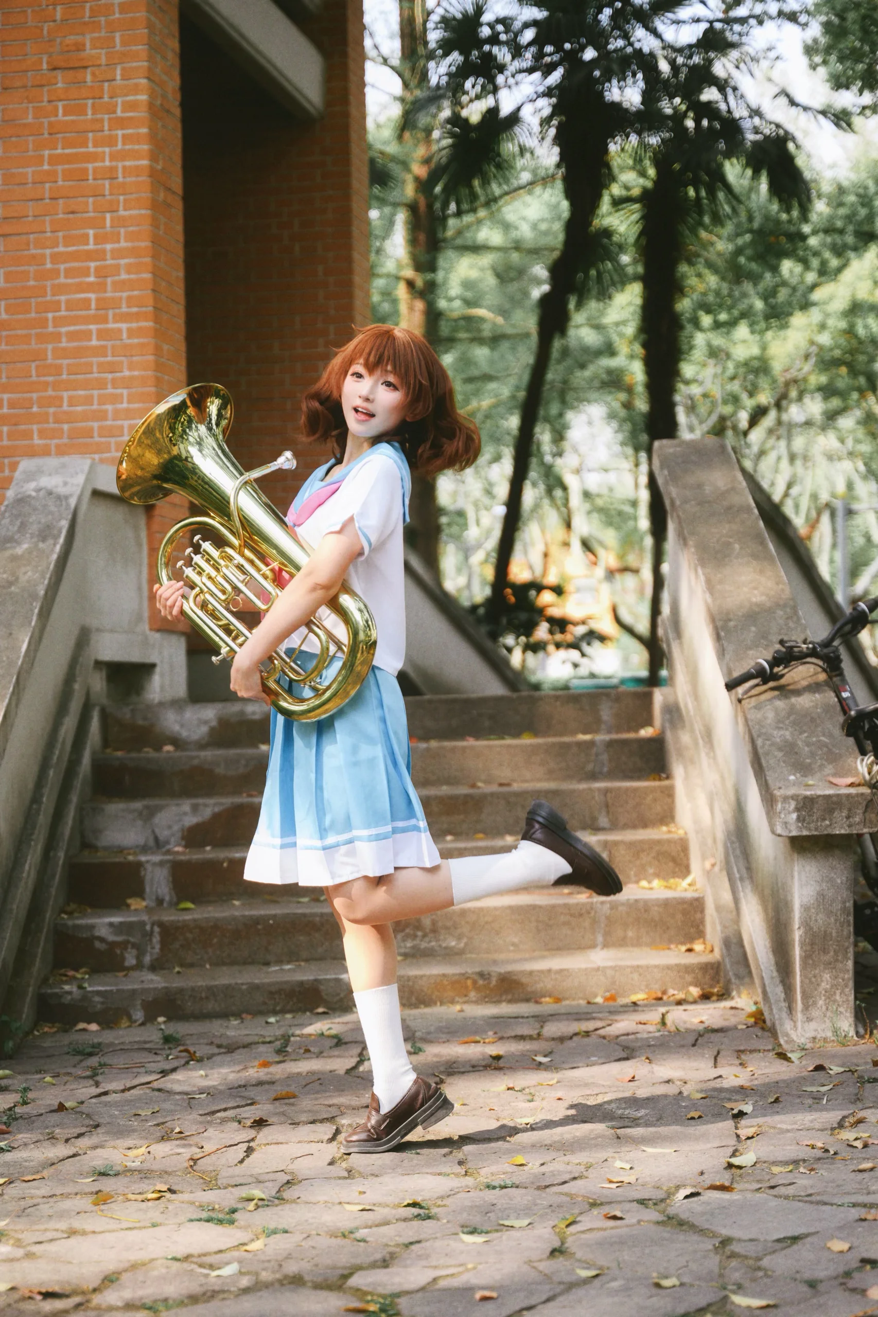 【黃前久美子cos】吹響吧上低音號的夏日階梯 - 第 4 張