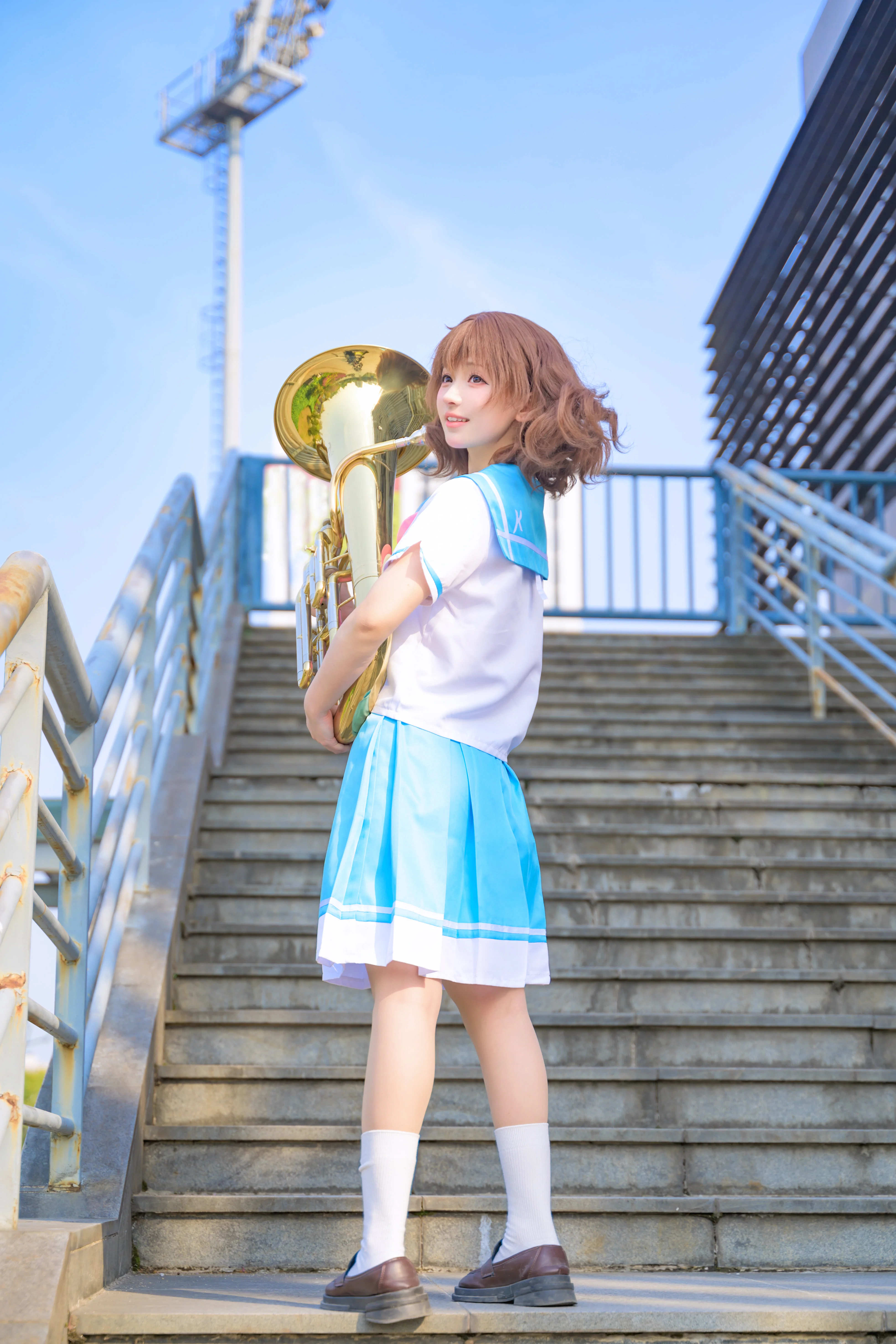 【黃前久美子cos】吹響吧上低音號的夏日階梯 - 第 7 張