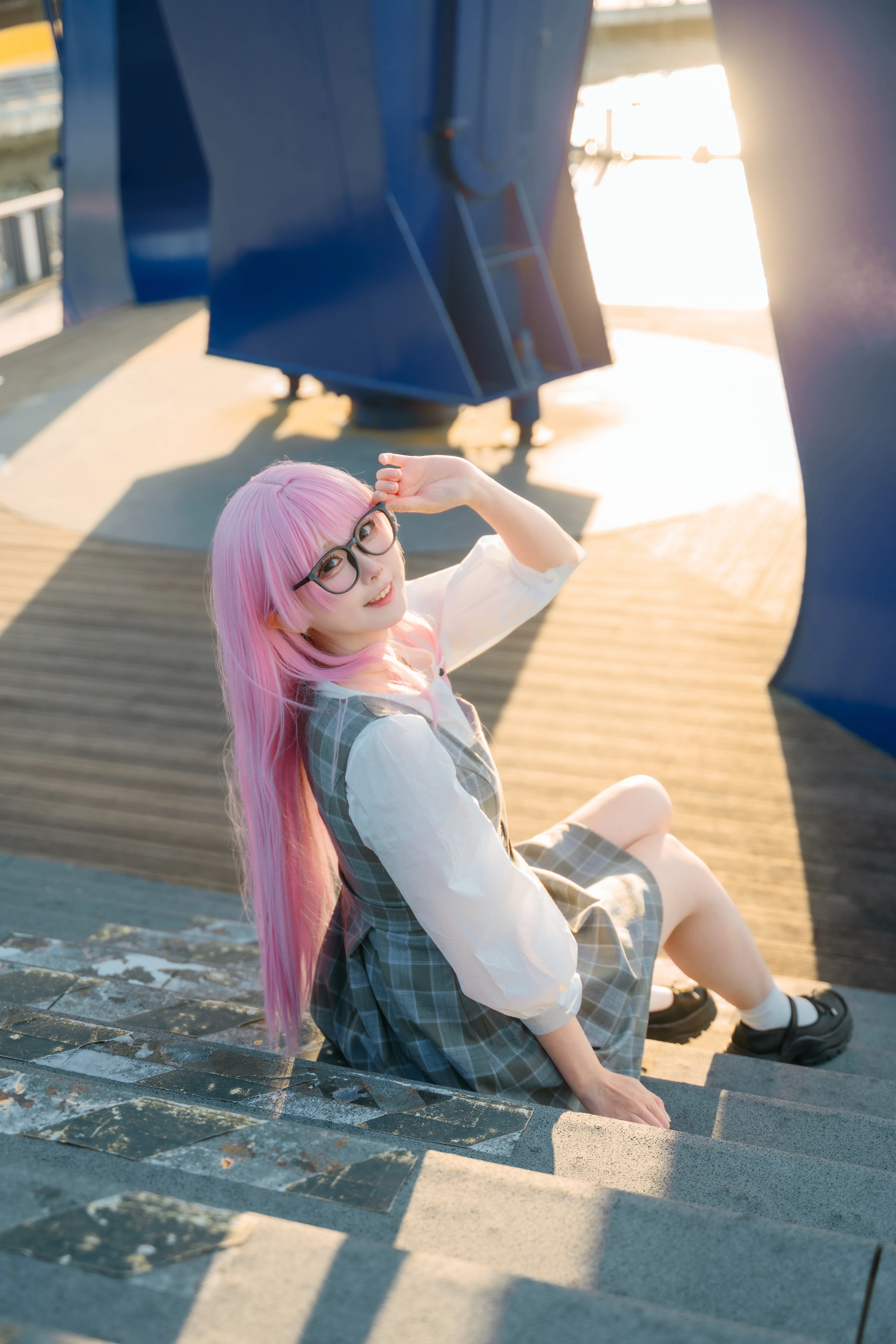 【千早愛音 コスプレ】晴れ渡る日のあのんちゃん、何枚目の写真からドキドキする？ - 6 枚目