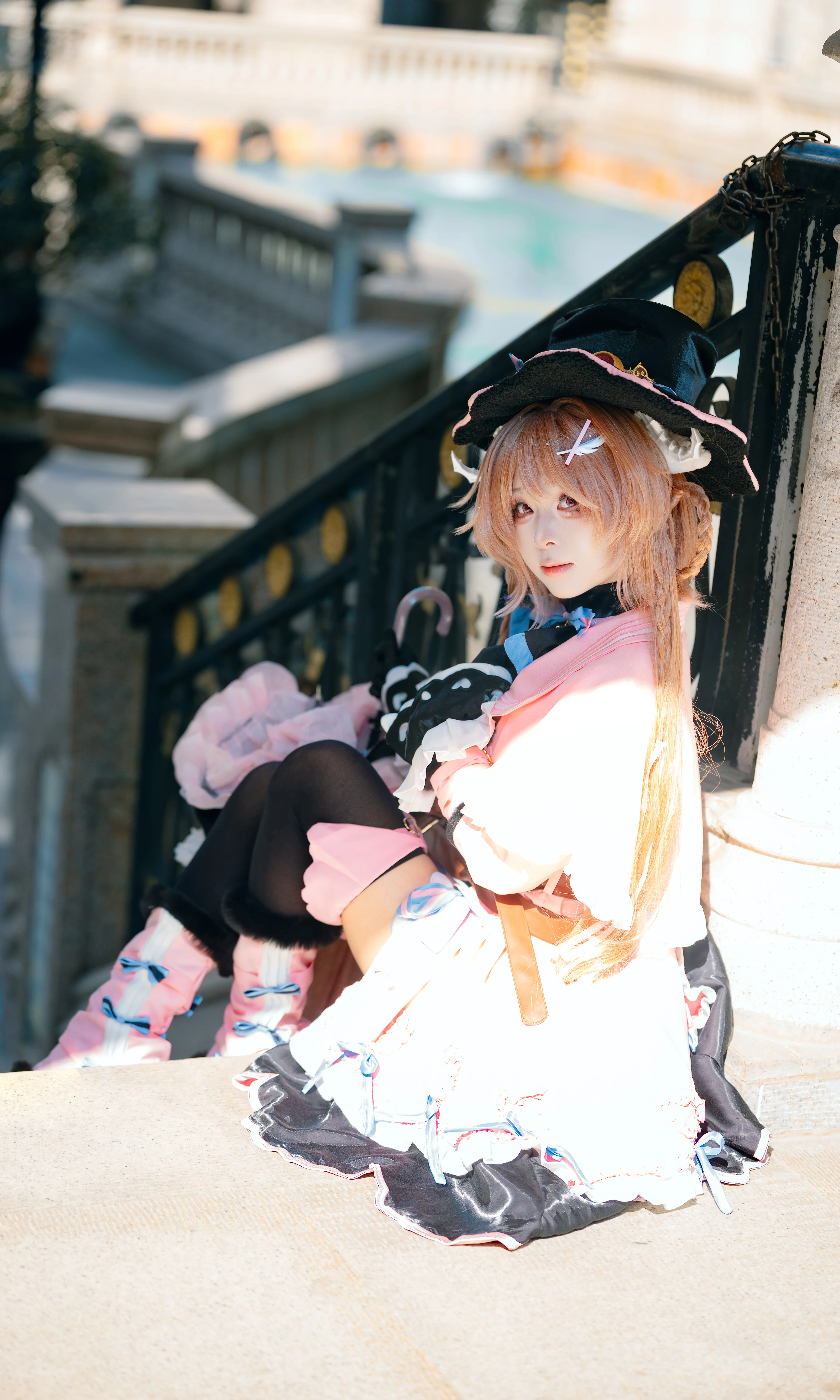 [Eyjafjalla Cosplay] The Fire Caster from Arknights, A Little Sheep Under the Sun - Image 3
