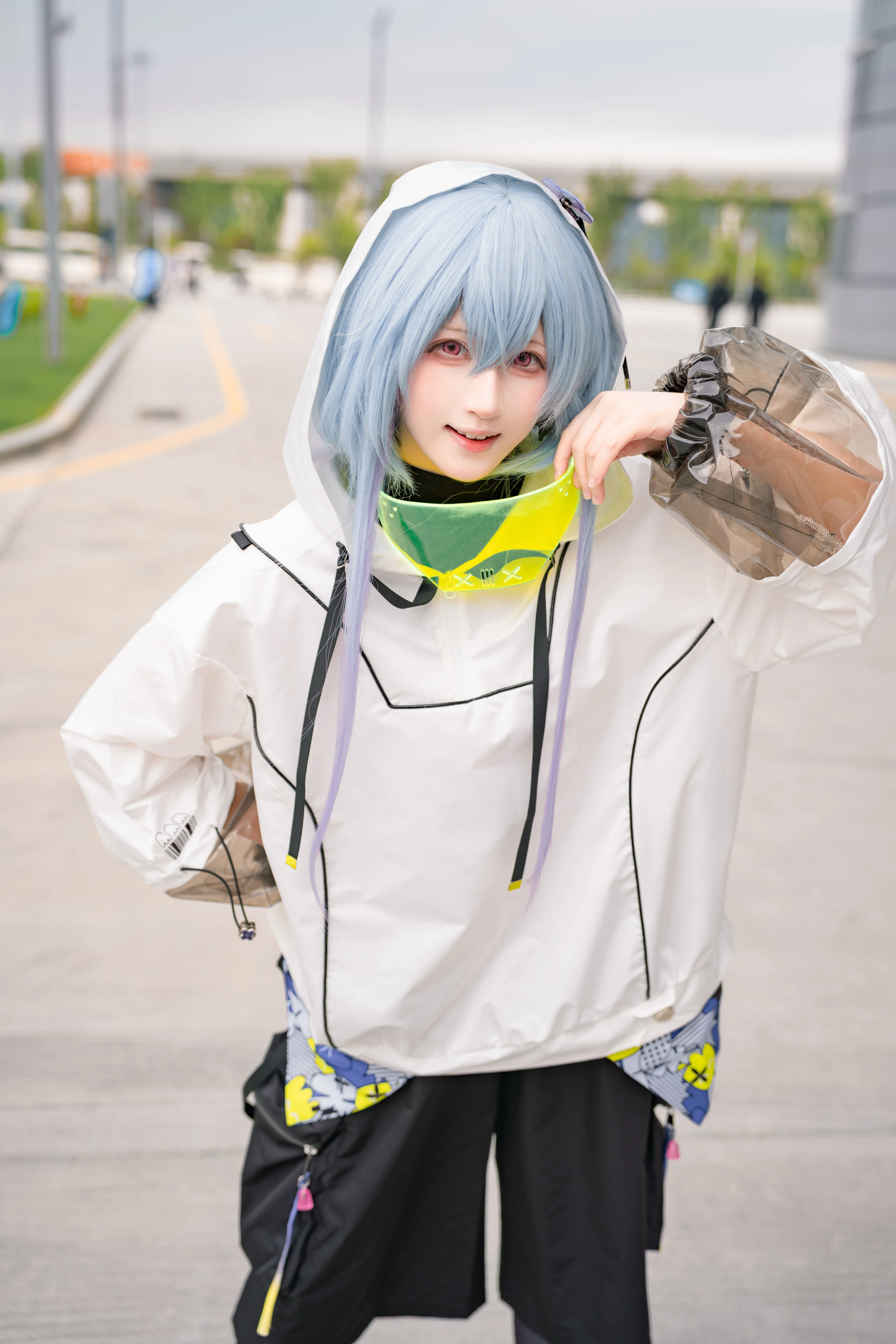 [Mizuki cosplay] Arknights Mizuki, Techwear Street Anime Convention Shoot