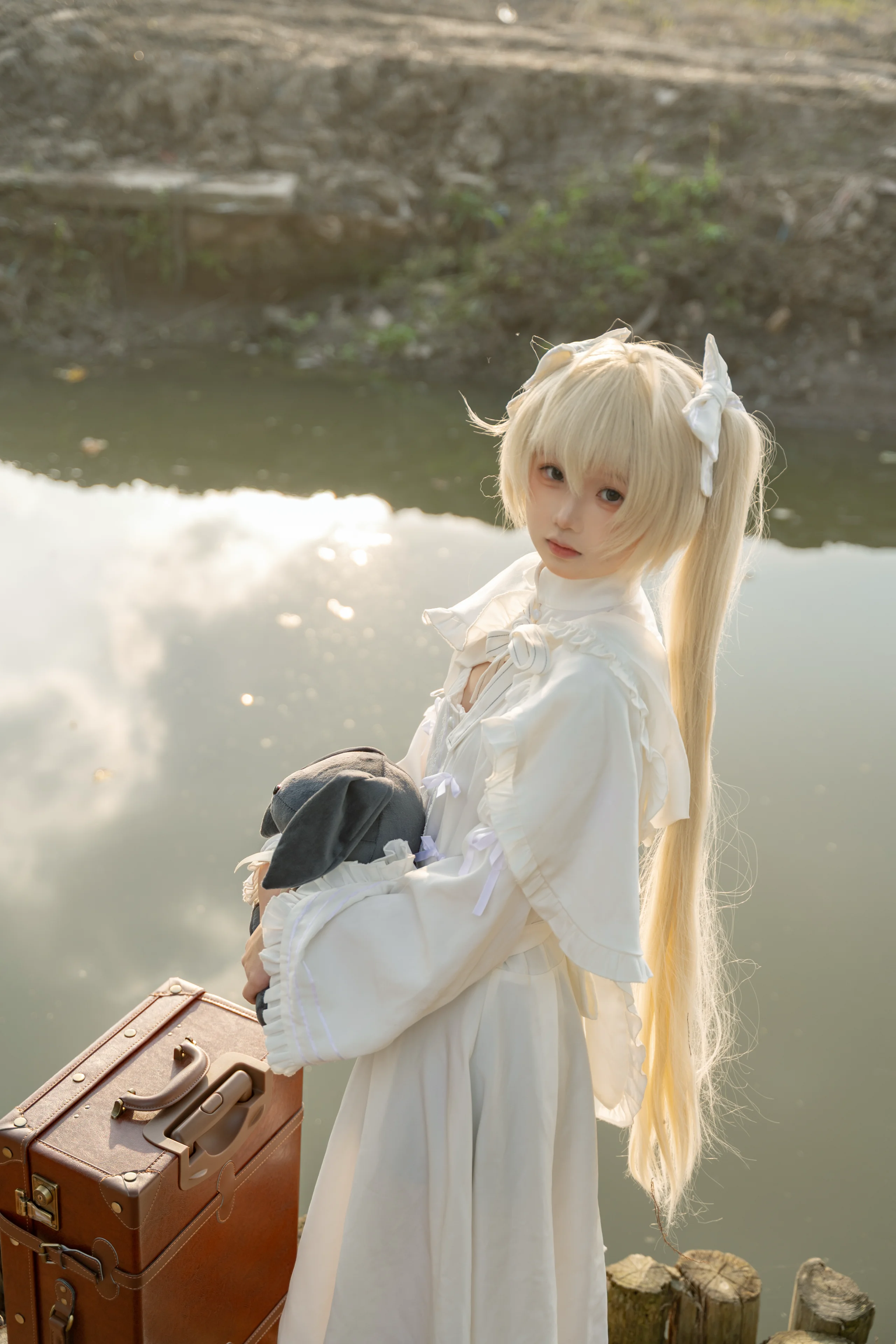 【春日野穹cos】缘之空下的夏日午后，微风与裙摆的念想