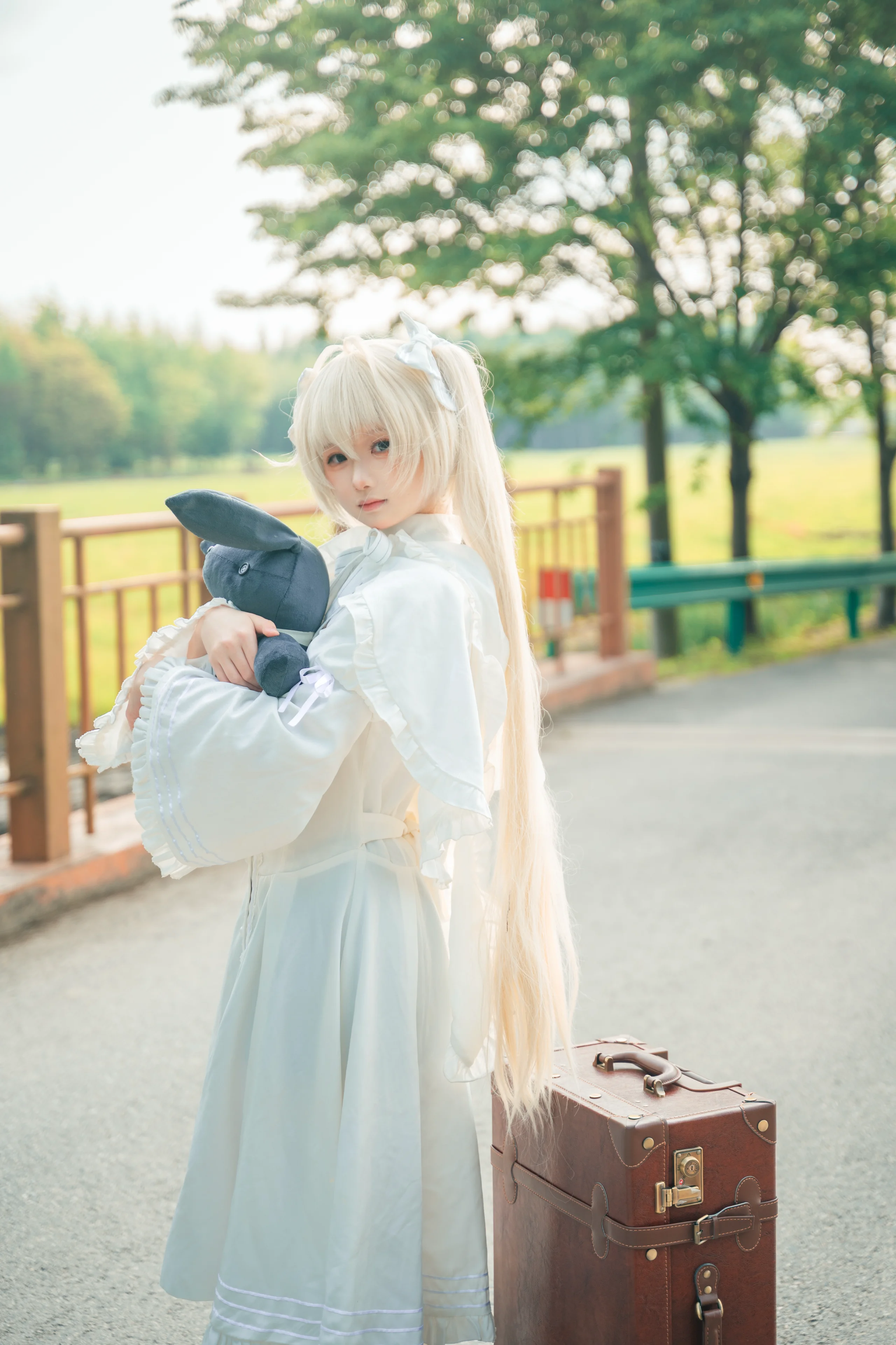 【春日野穹 コスプレ】ヨスガノソラの下での夏の午後、微風とスカートの裾への想い - 7 枚目