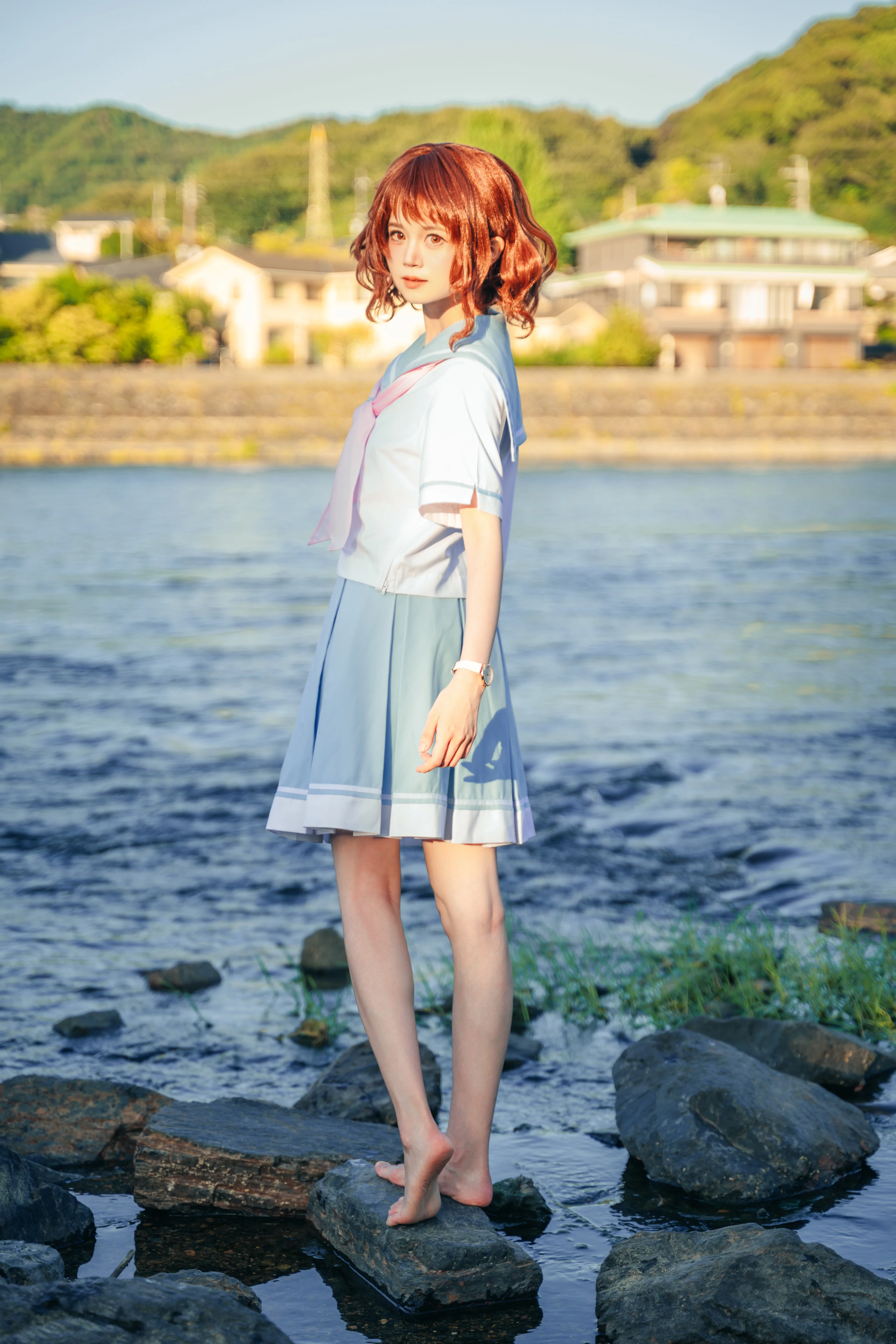 【黄前久美子cos】吹响吧上低音号的宇治川边 - 第 1 张