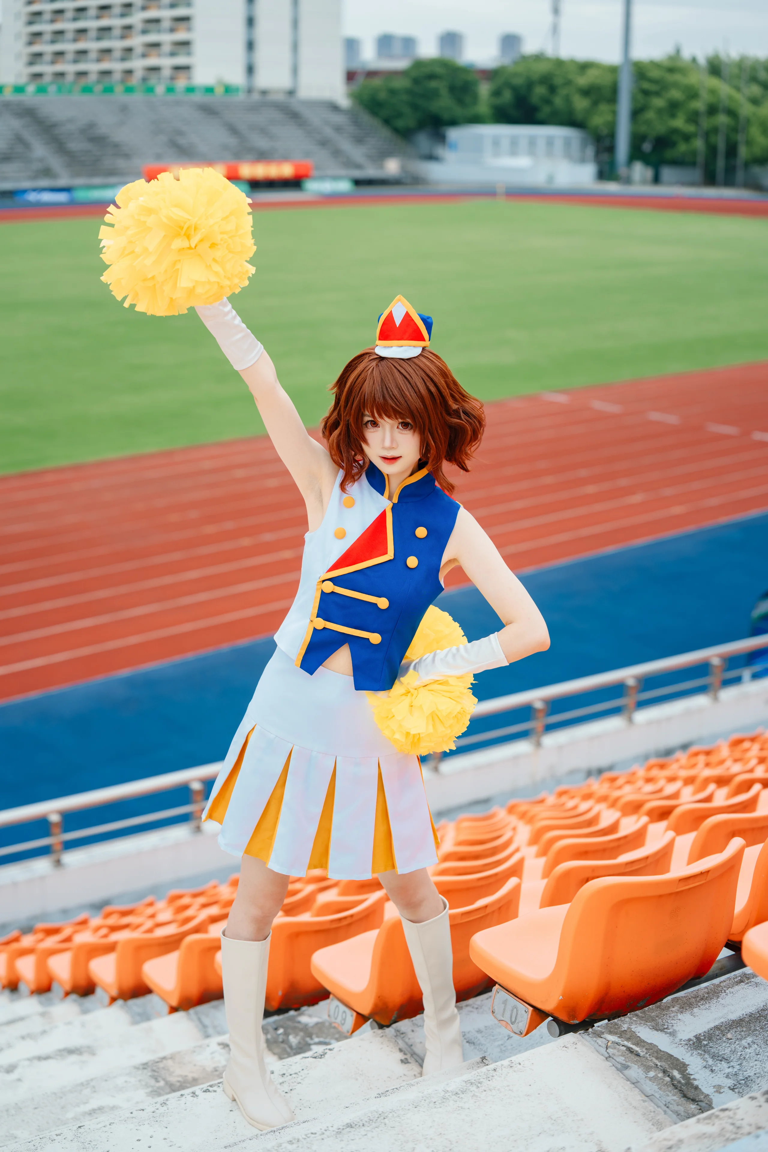 【黄前久美子cos】吹响吧上低音号，在阴晴不定的球场与晚霞间应援 - 第 5 张