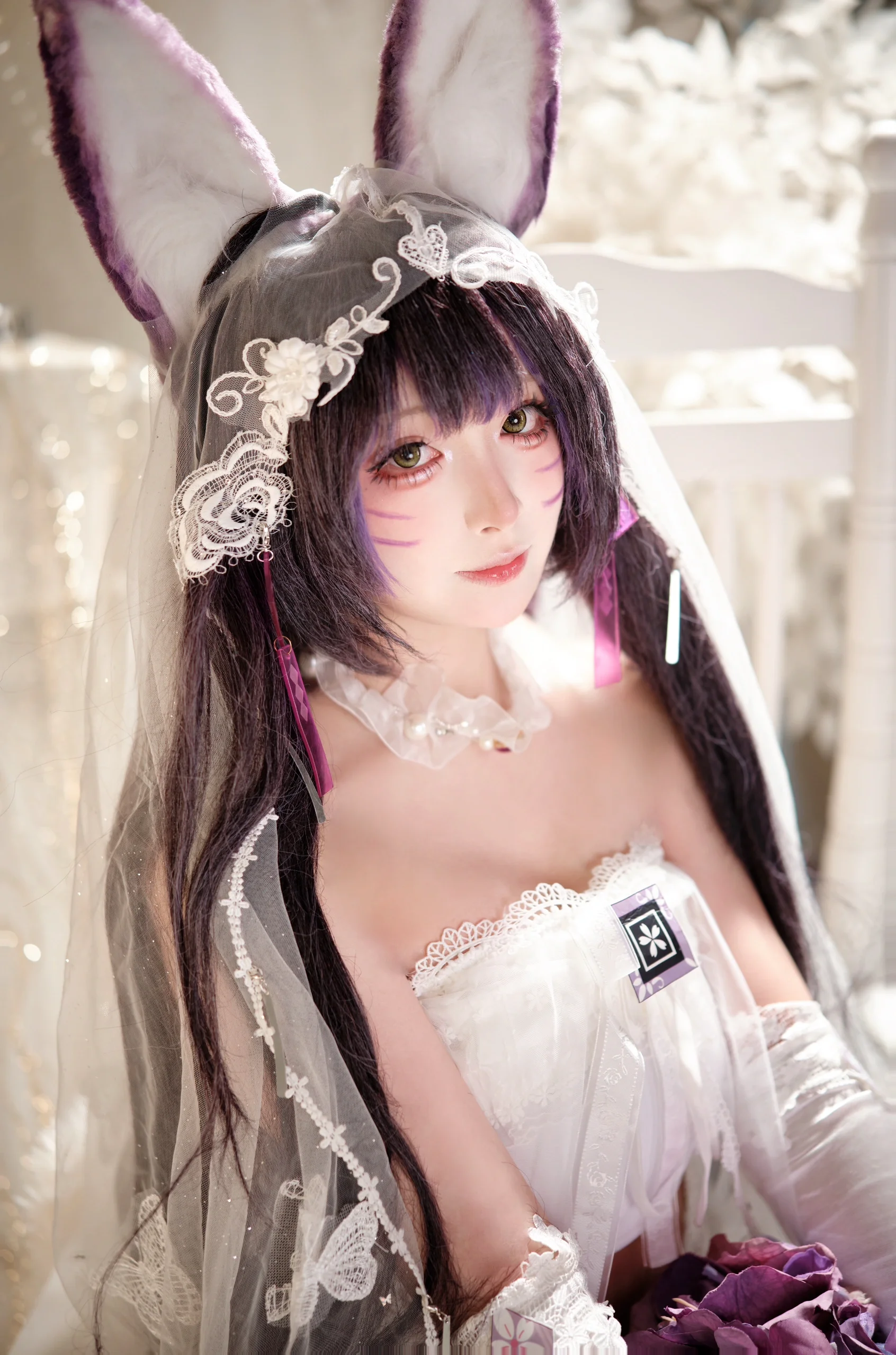【武藏cos】碧蓝航线花嫁，愿以白纱见证誓言 - 第 2 张